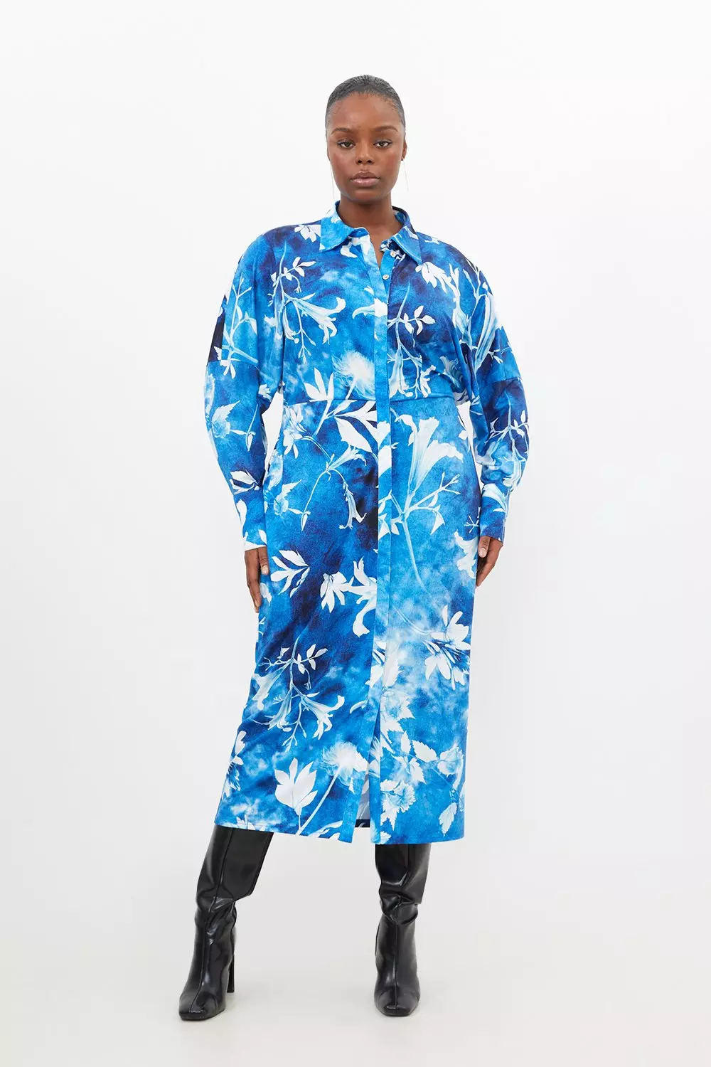 Plus size 2024 floral raincoat