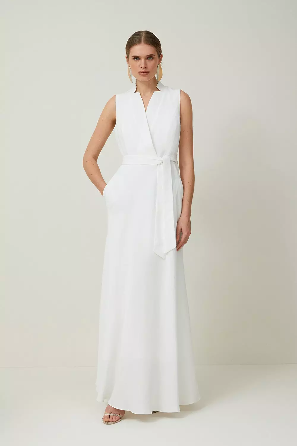 Linen evening clearance wear