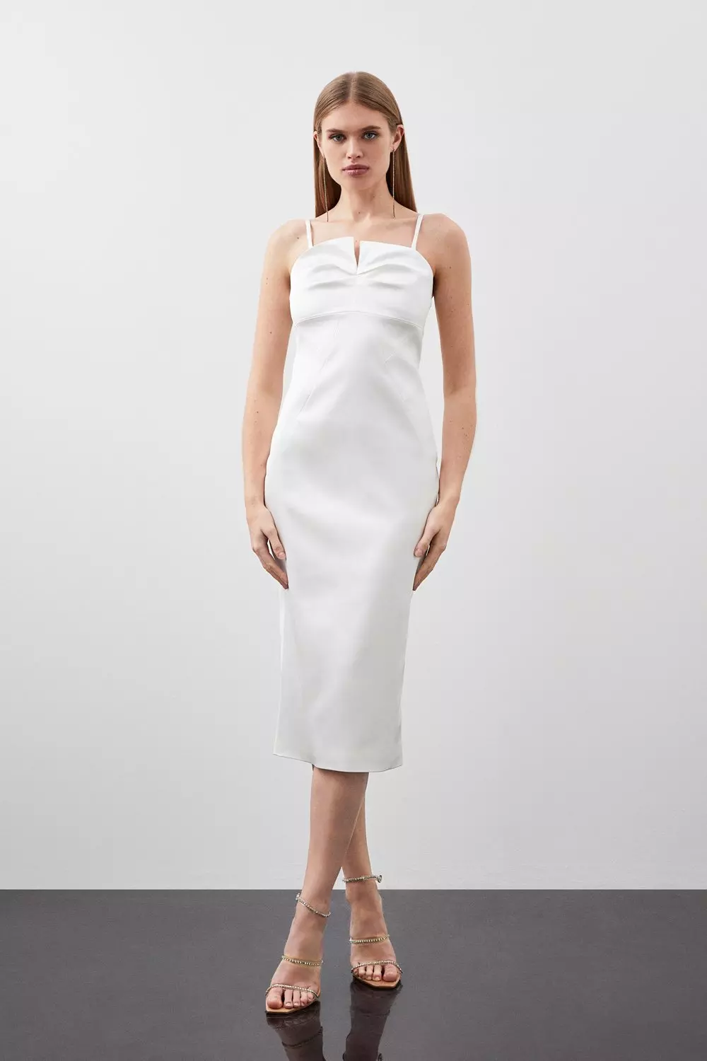 Karen millen hotsell ivory dress