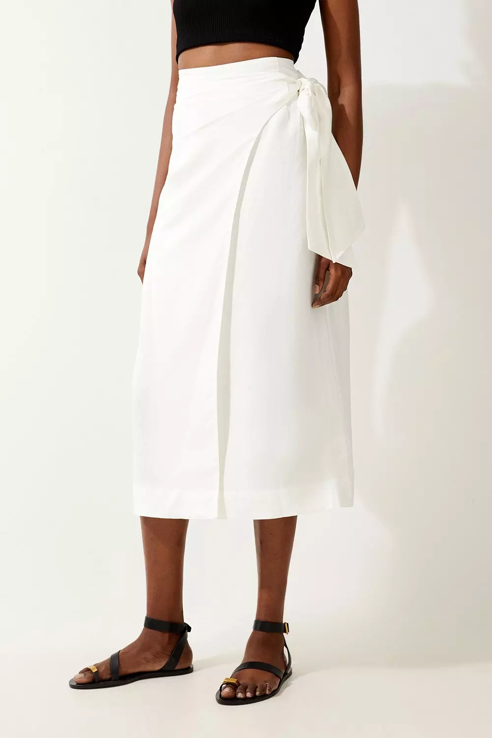 White linen 2024 skirt xl