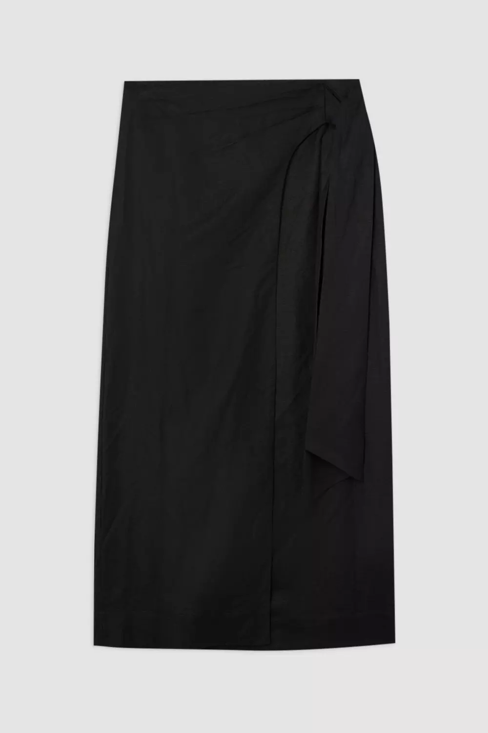 Filippa k pleated midi clearance skirt black