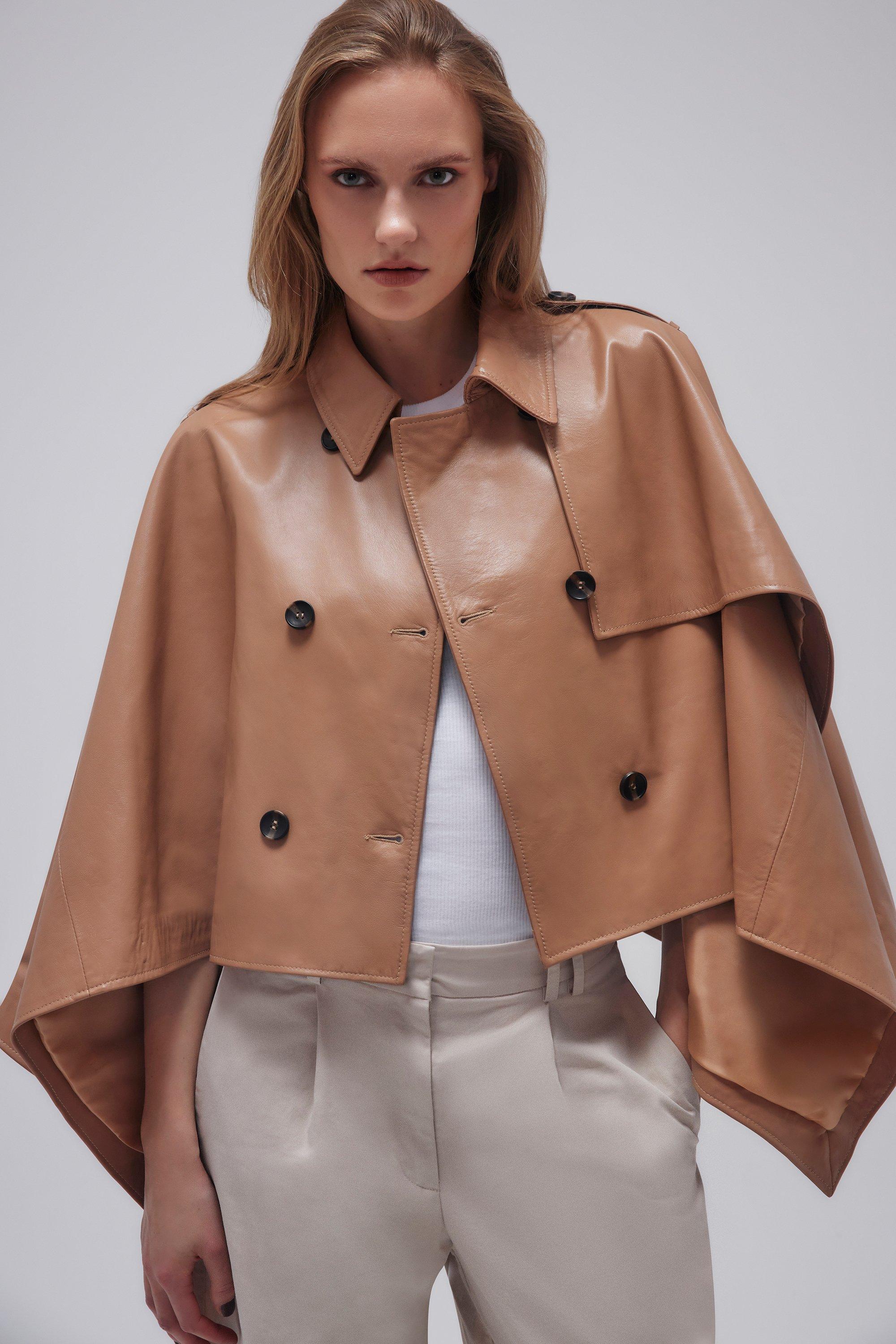 Tan on sale cape coat