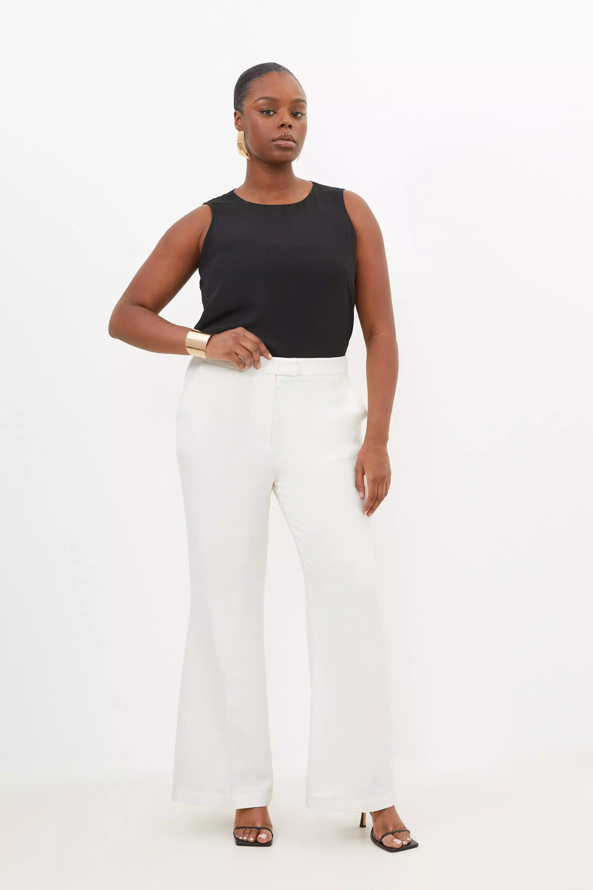 Plus size slim leg 2024 pants