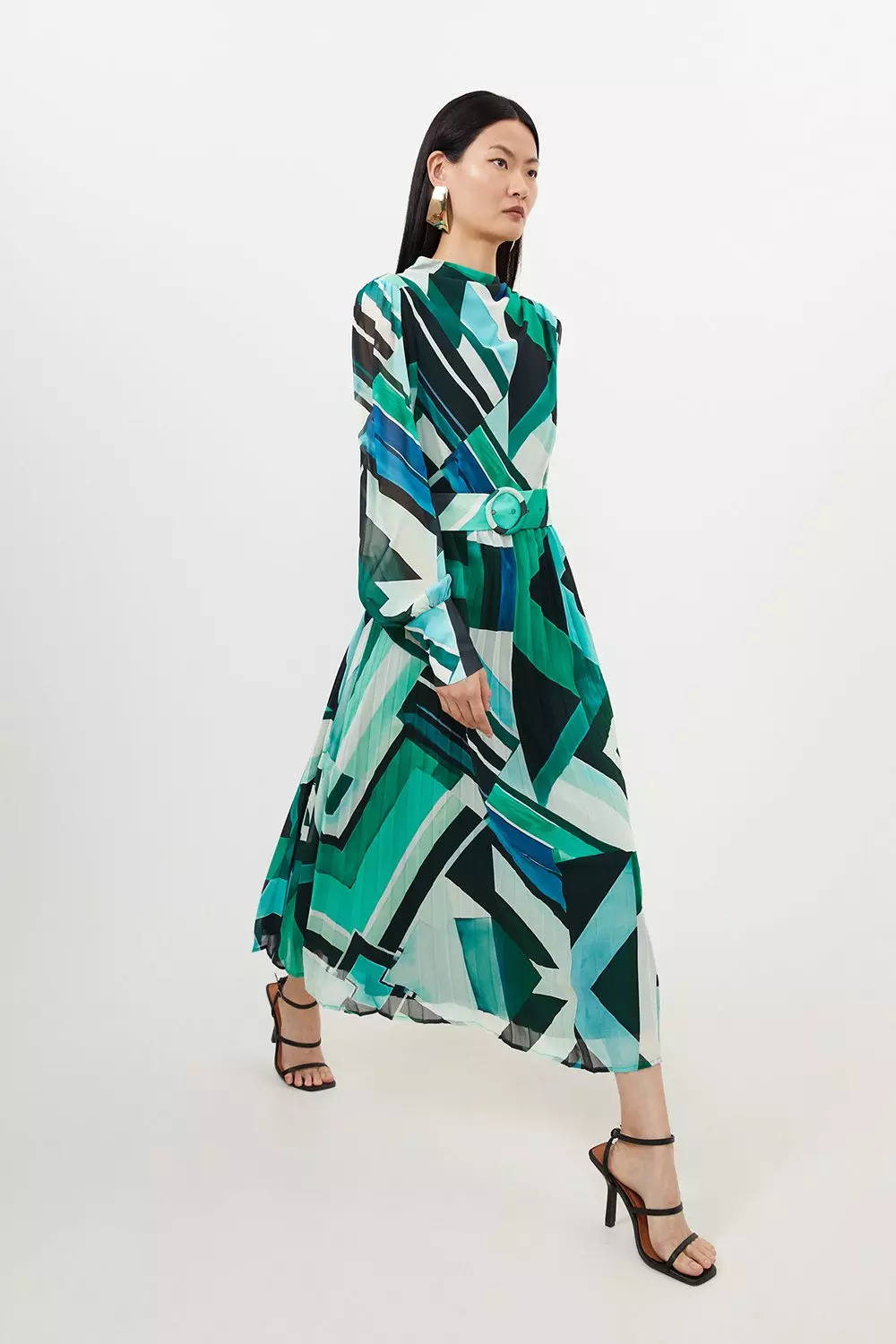 Karen millen shop geometric dress