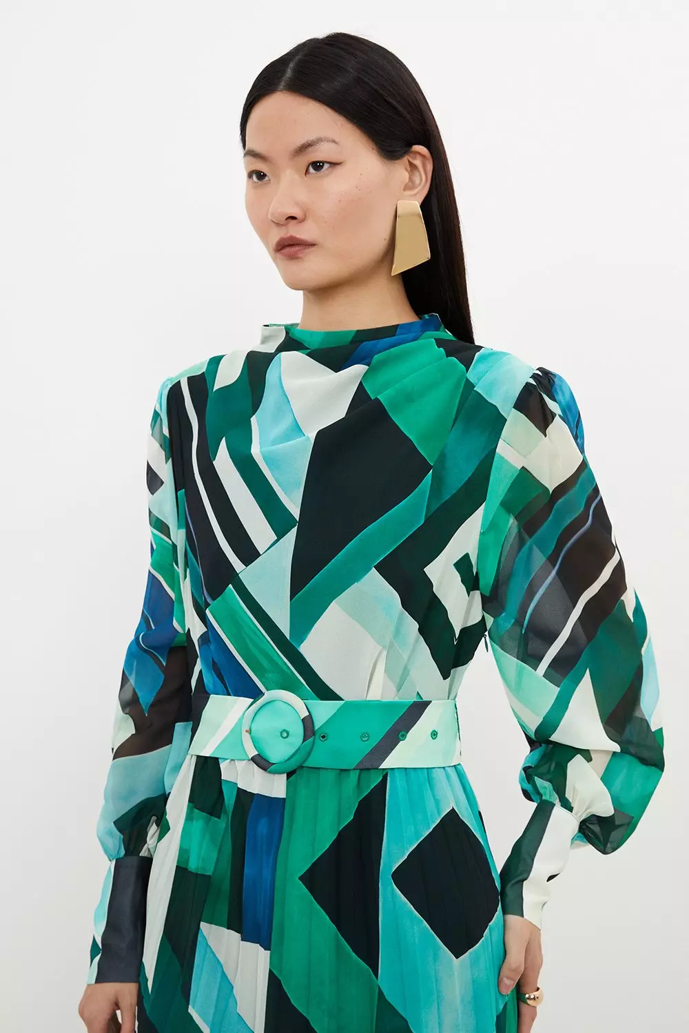 Geo hotsell print dress