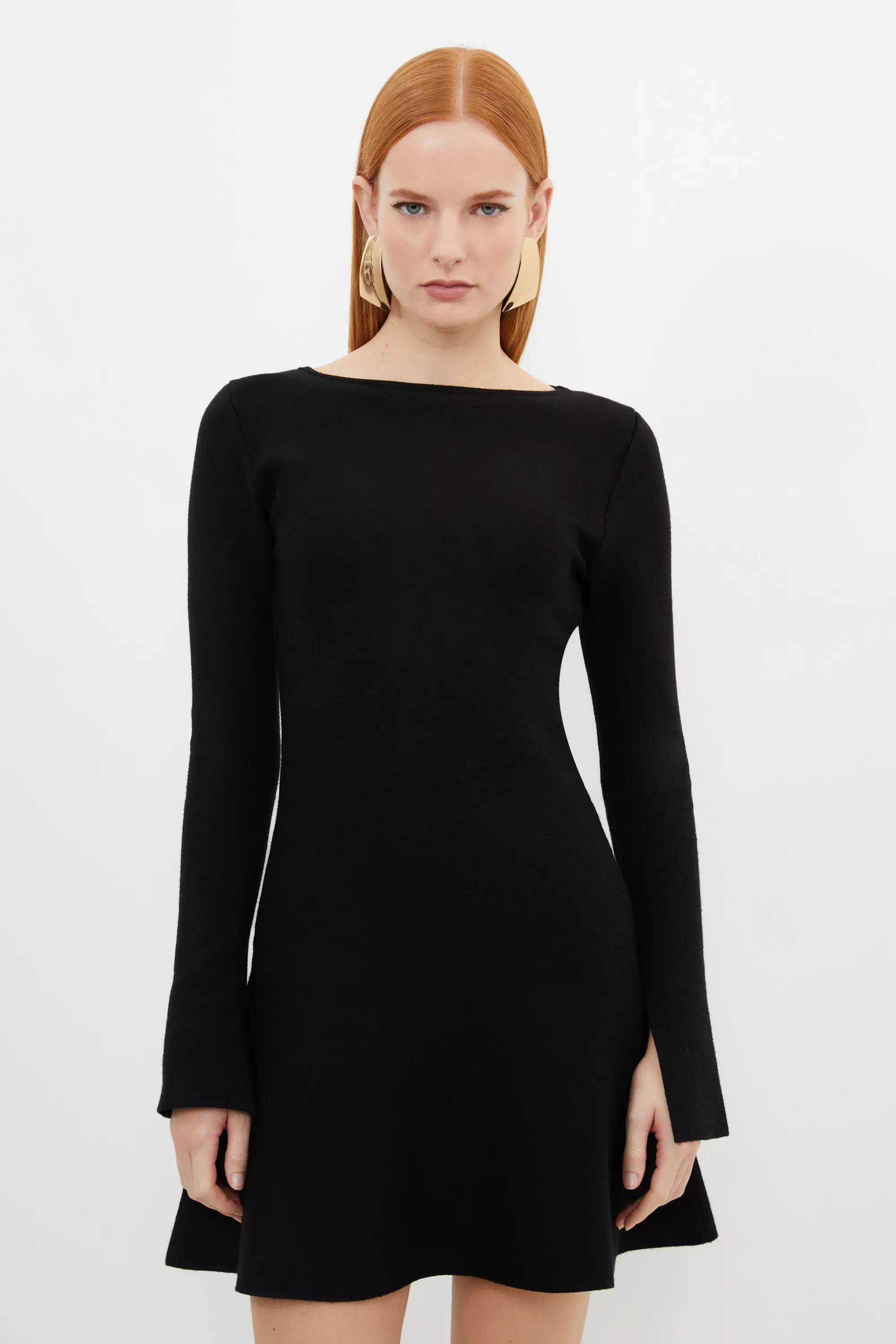 Karen millen hot sale wool dress