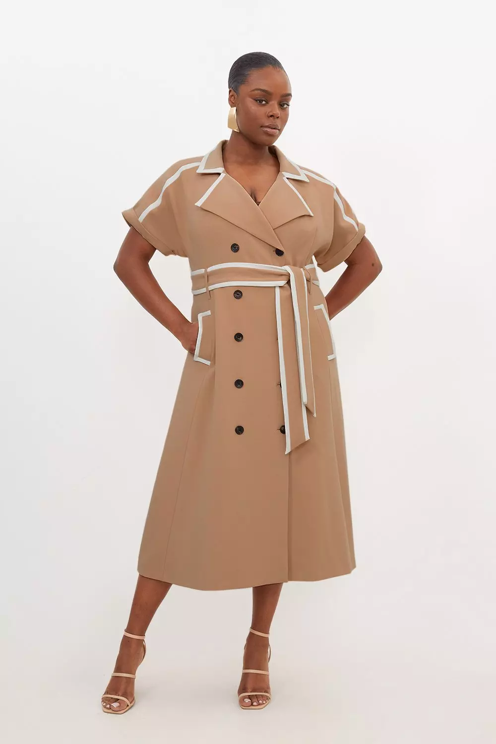 Plus size duster jacket sales dress