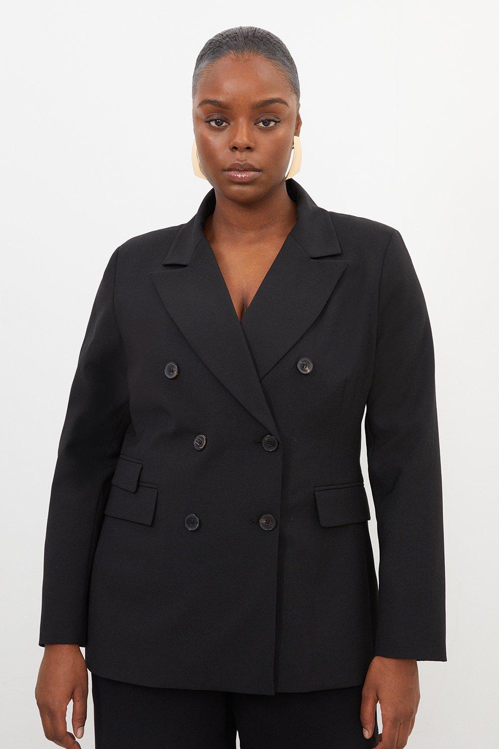 Plus size hot sale wool blazers