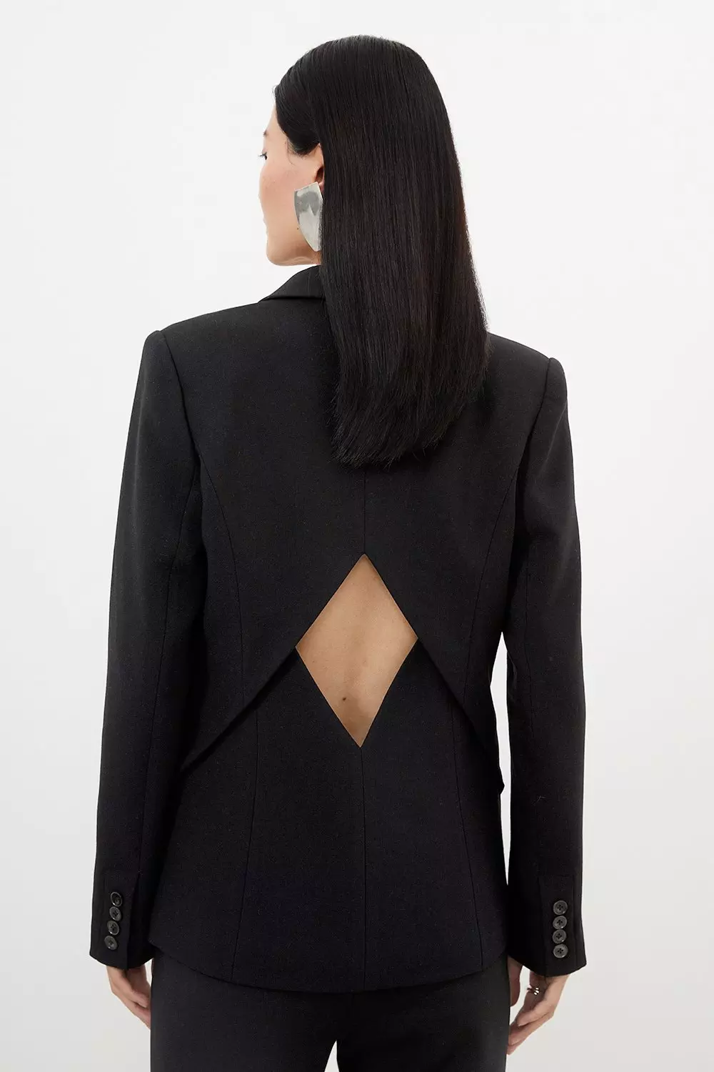 Women's tailored 2025 longline blazer