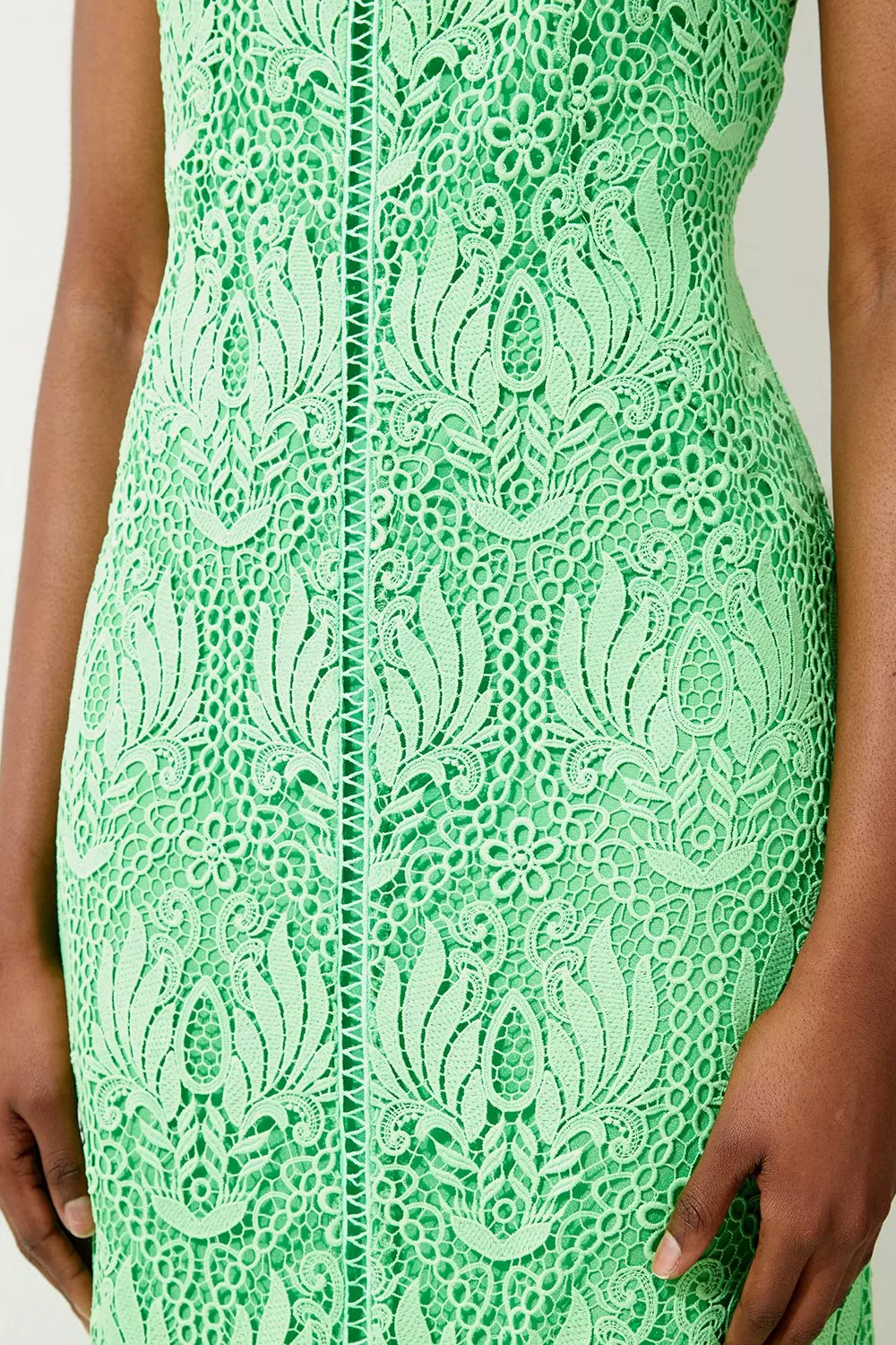 All For You Mint Green Lace Bodycon Dress