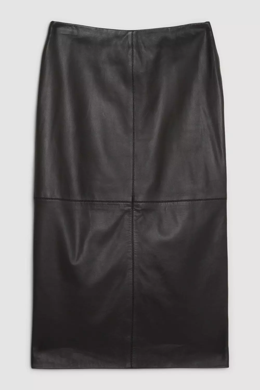 Black leather pencil skirt karen outlet millen