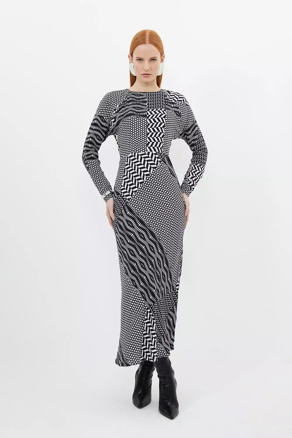 Karen millen 2024 geometric dress