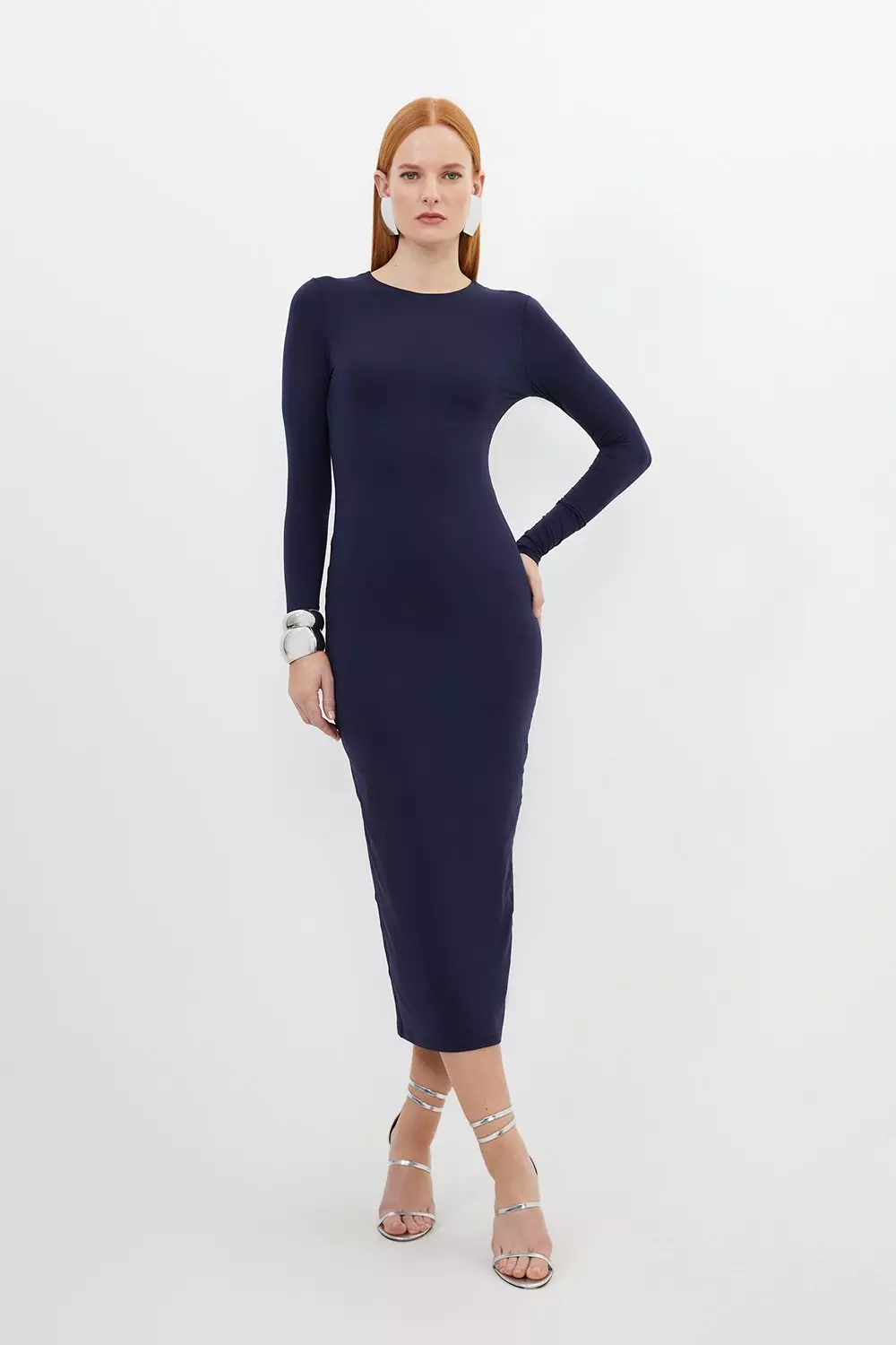 Contour CONTOUR POLO LONGSLEEVE DRESS