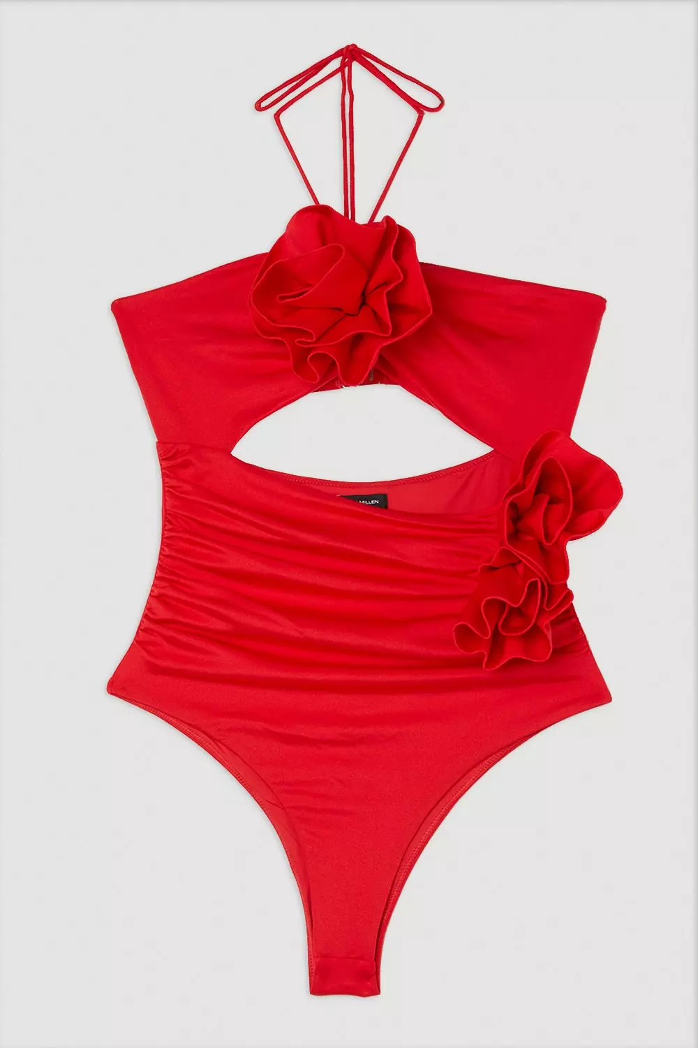 Rosette Cut Out Detail Swimsuit Karen Millen