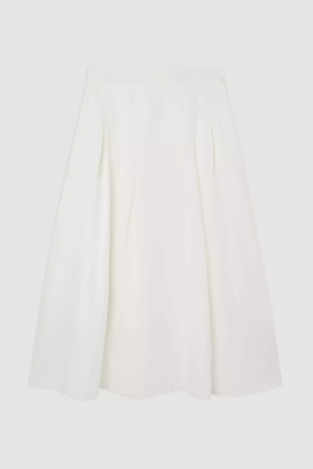 Linen white 2025 skater skirt