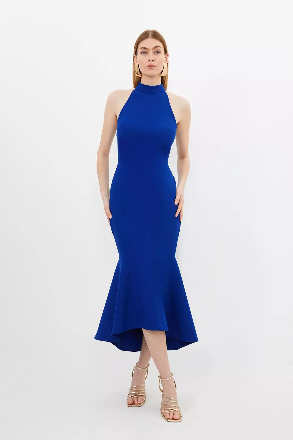 Karen millen high outlet neck dress