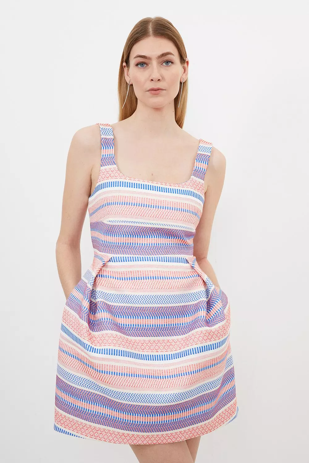 Karen millen shop gingham dress