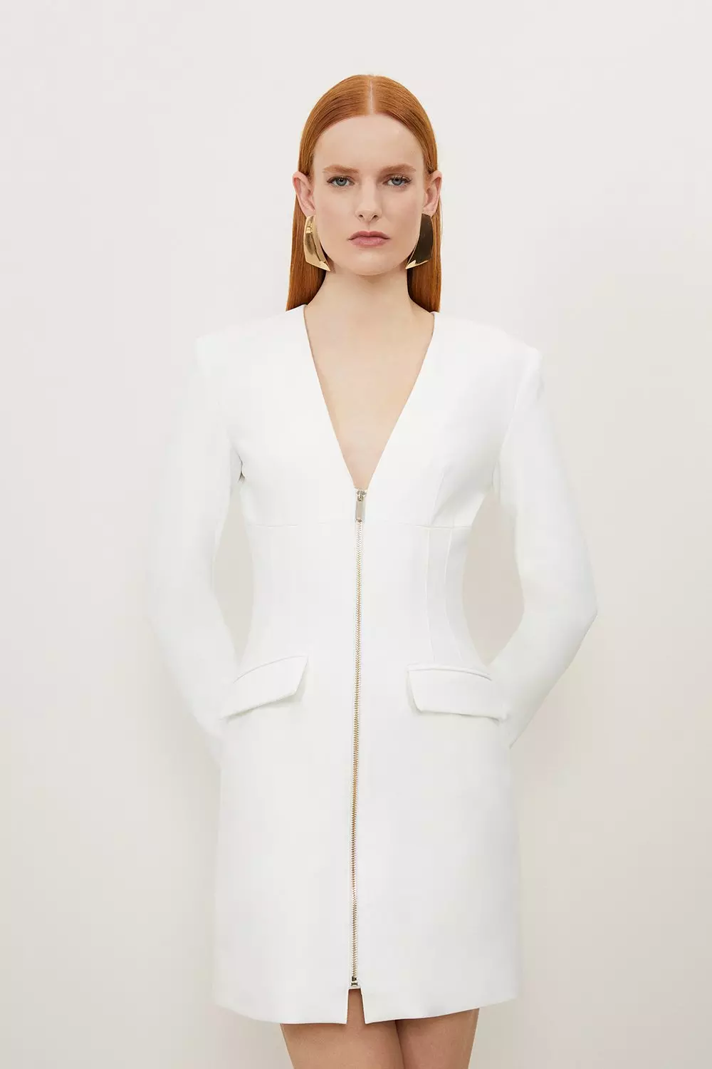 Karen millen shop white suit