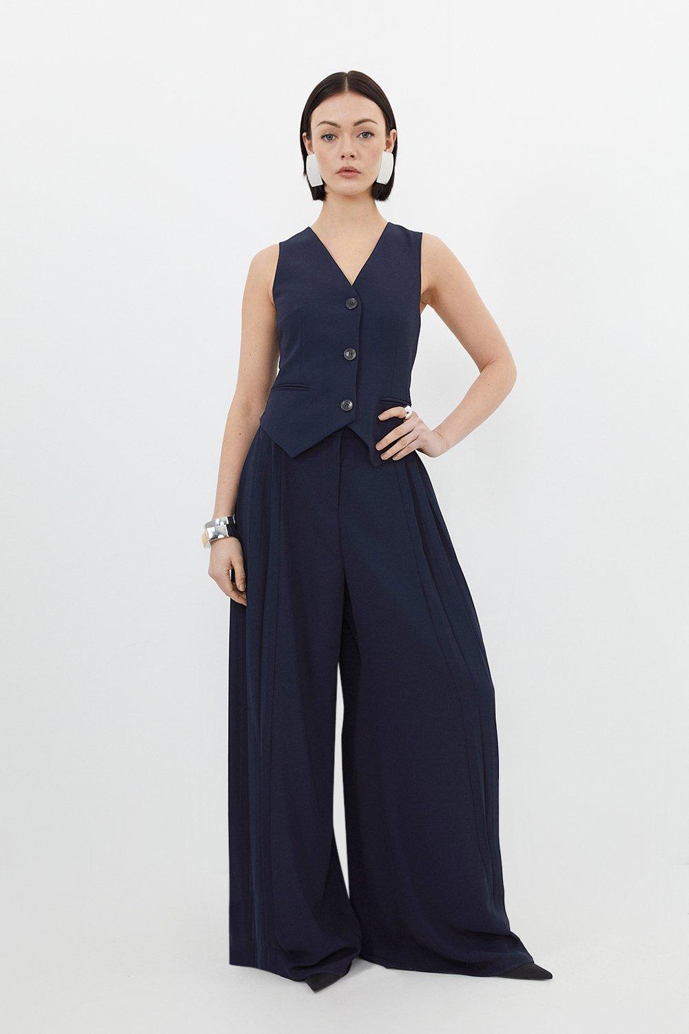 Karen millen hot sale blue jumpsuit