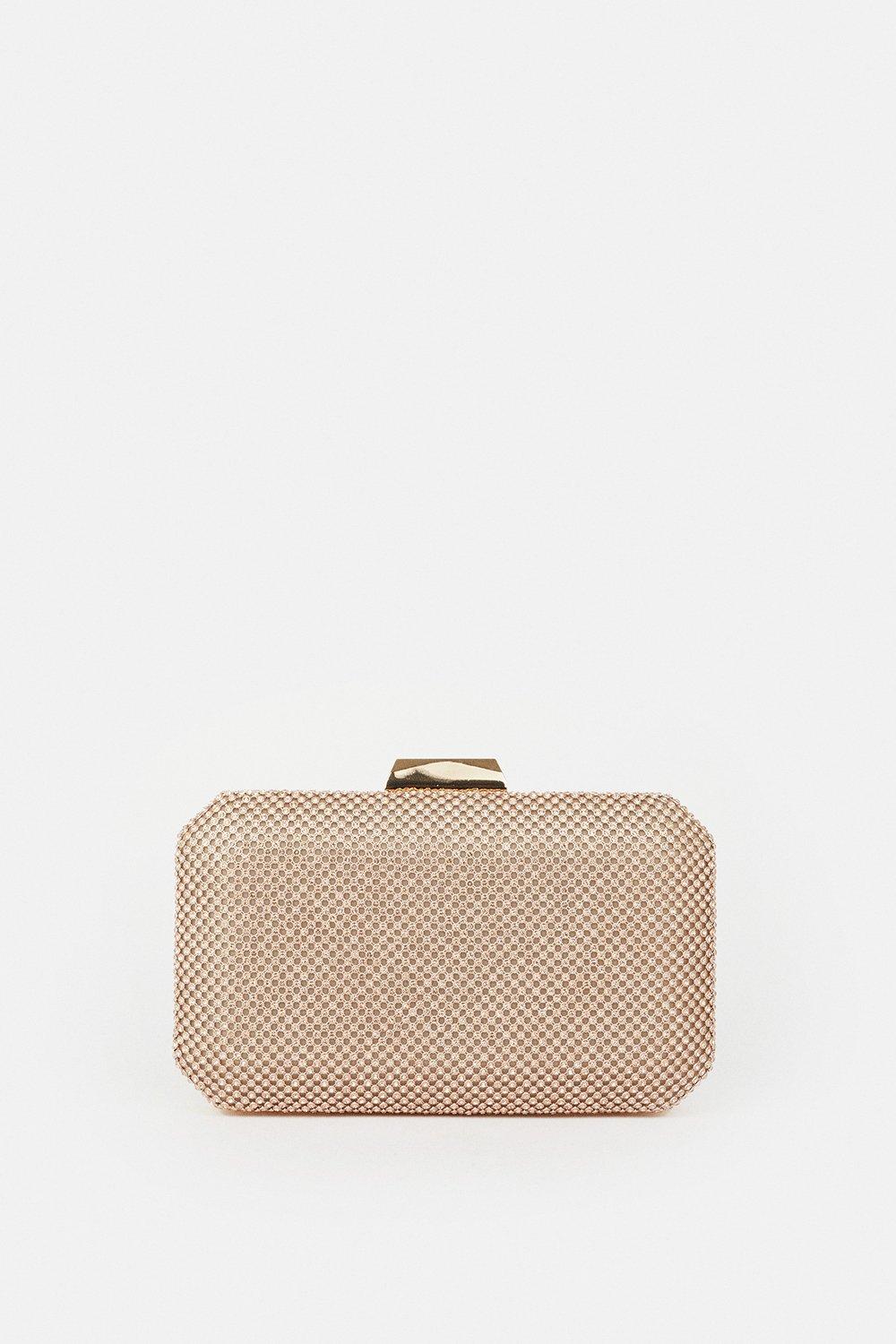 Karen millen chain detail sale clutch bag