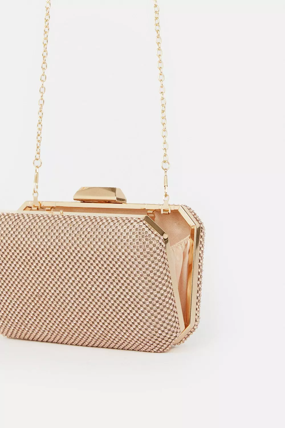 Karen millen chain on sale detail clutch bag