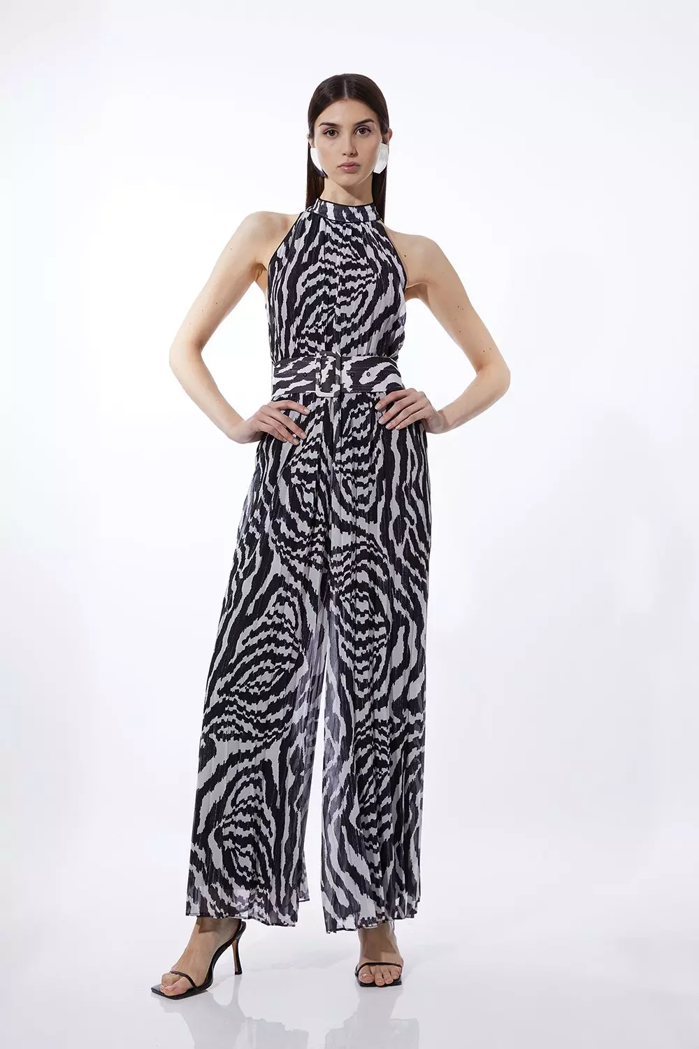 Karen millen cheap animal print jumpsuit