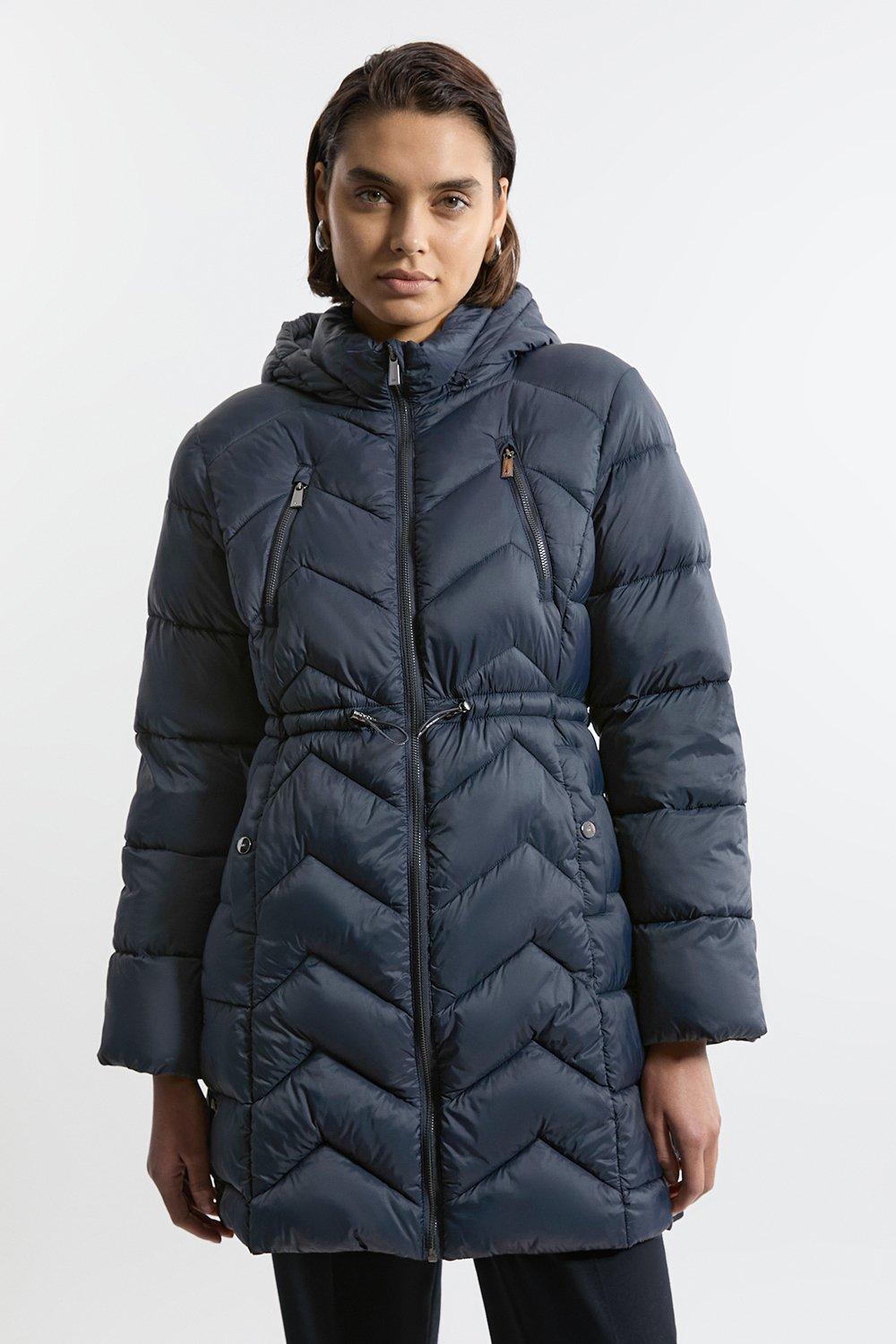 Lightweight Packable Coat - Navy