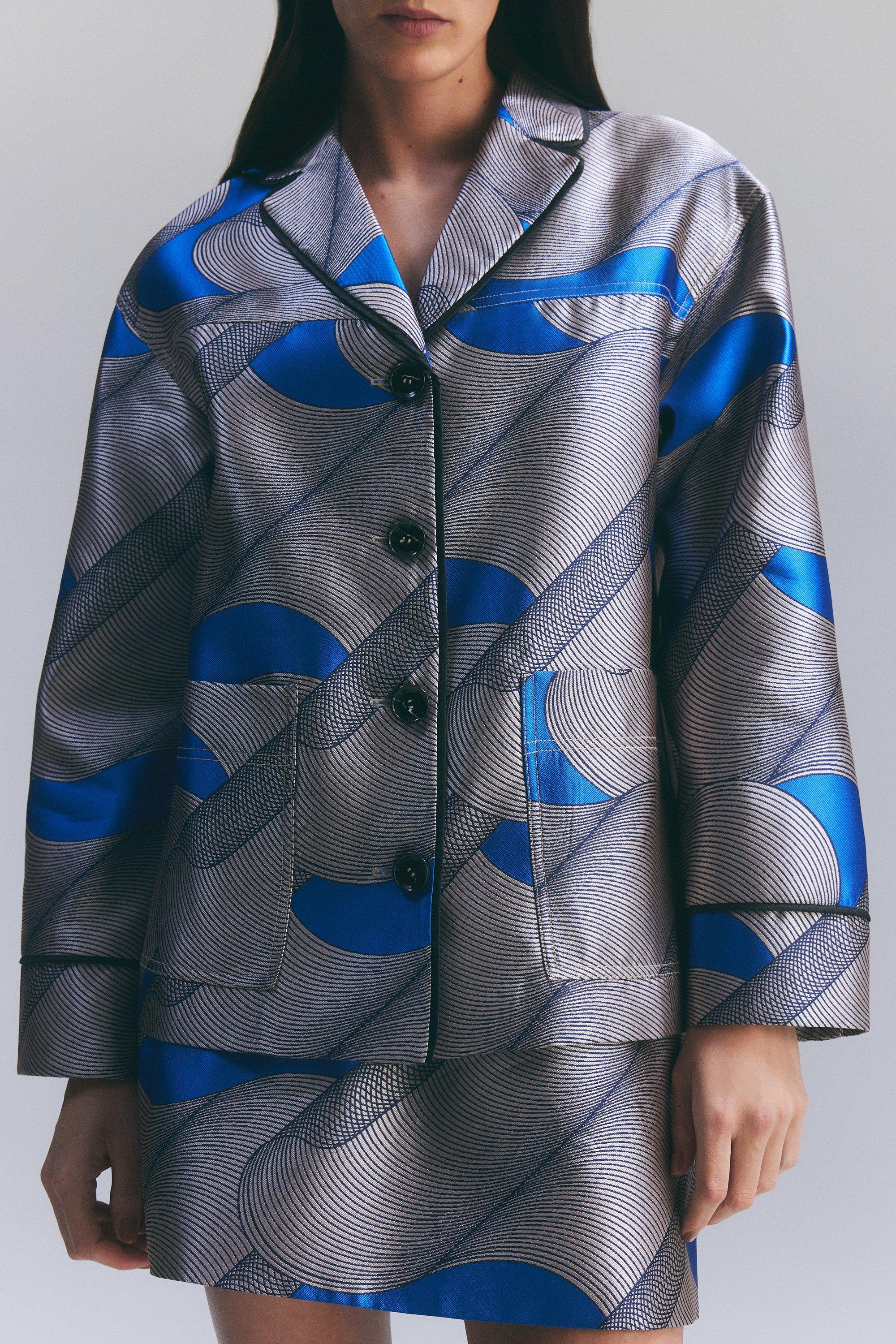 Amelia Graham Printed Tailored Jacket