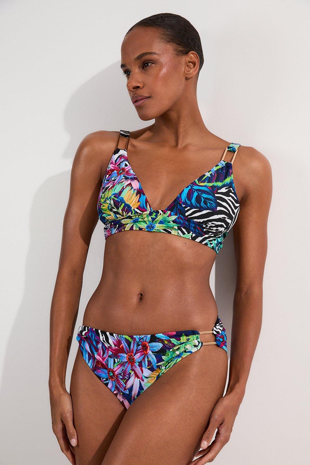 Tropical Floral Bikini Bottoms