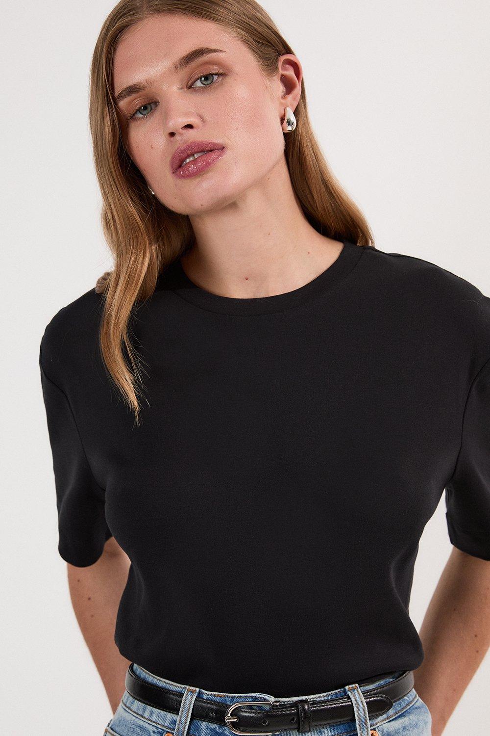 Heavyweight Relaxed Fit Cotton T-Shirt - Black