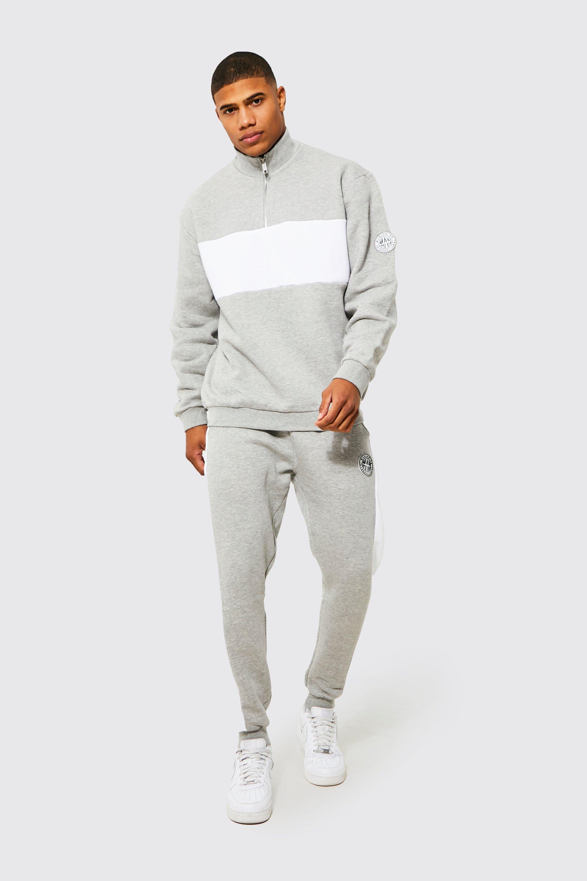 mens nike half zip tracksuit