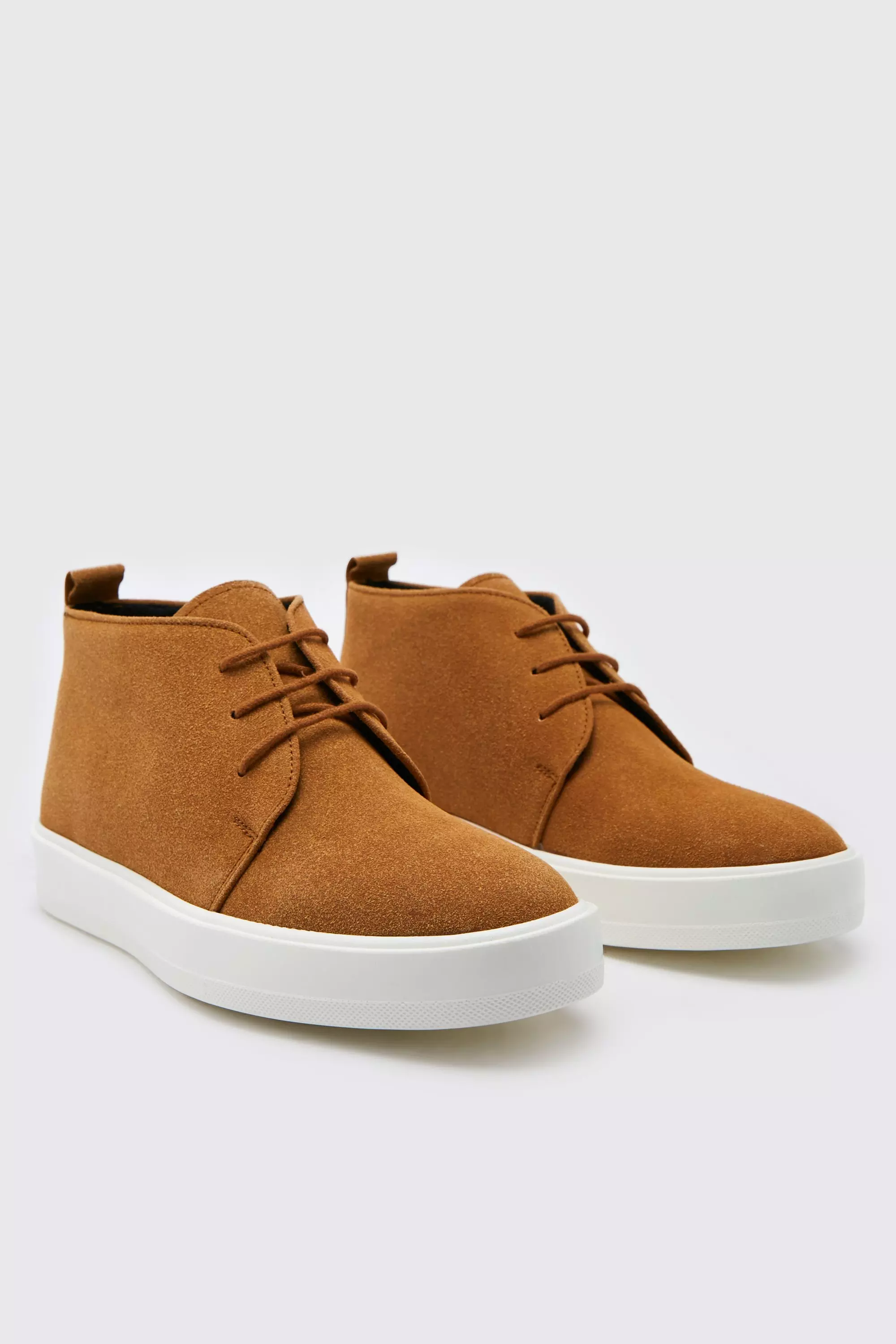 Faux suede desert sales boots