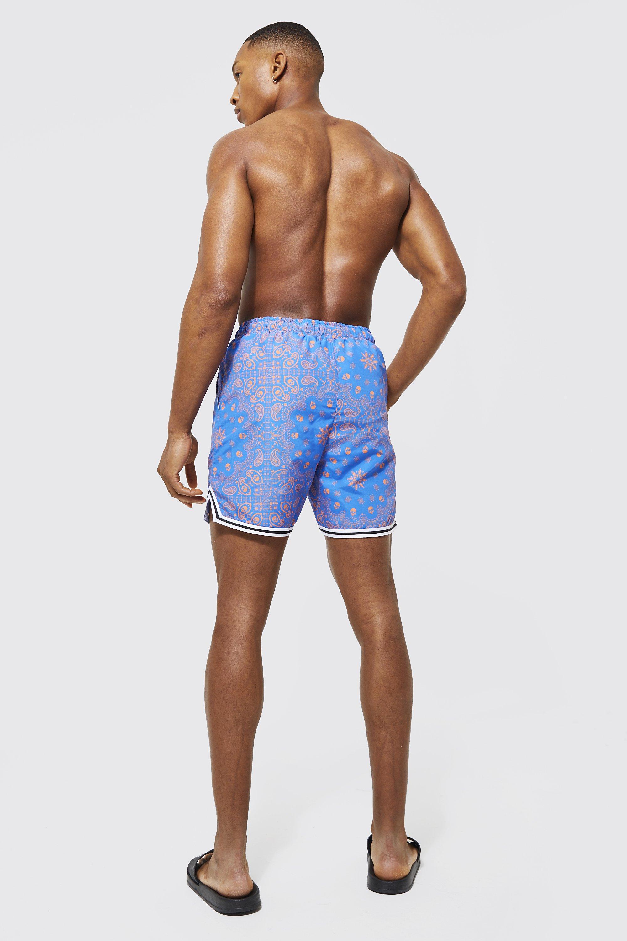 basketball swim trunks