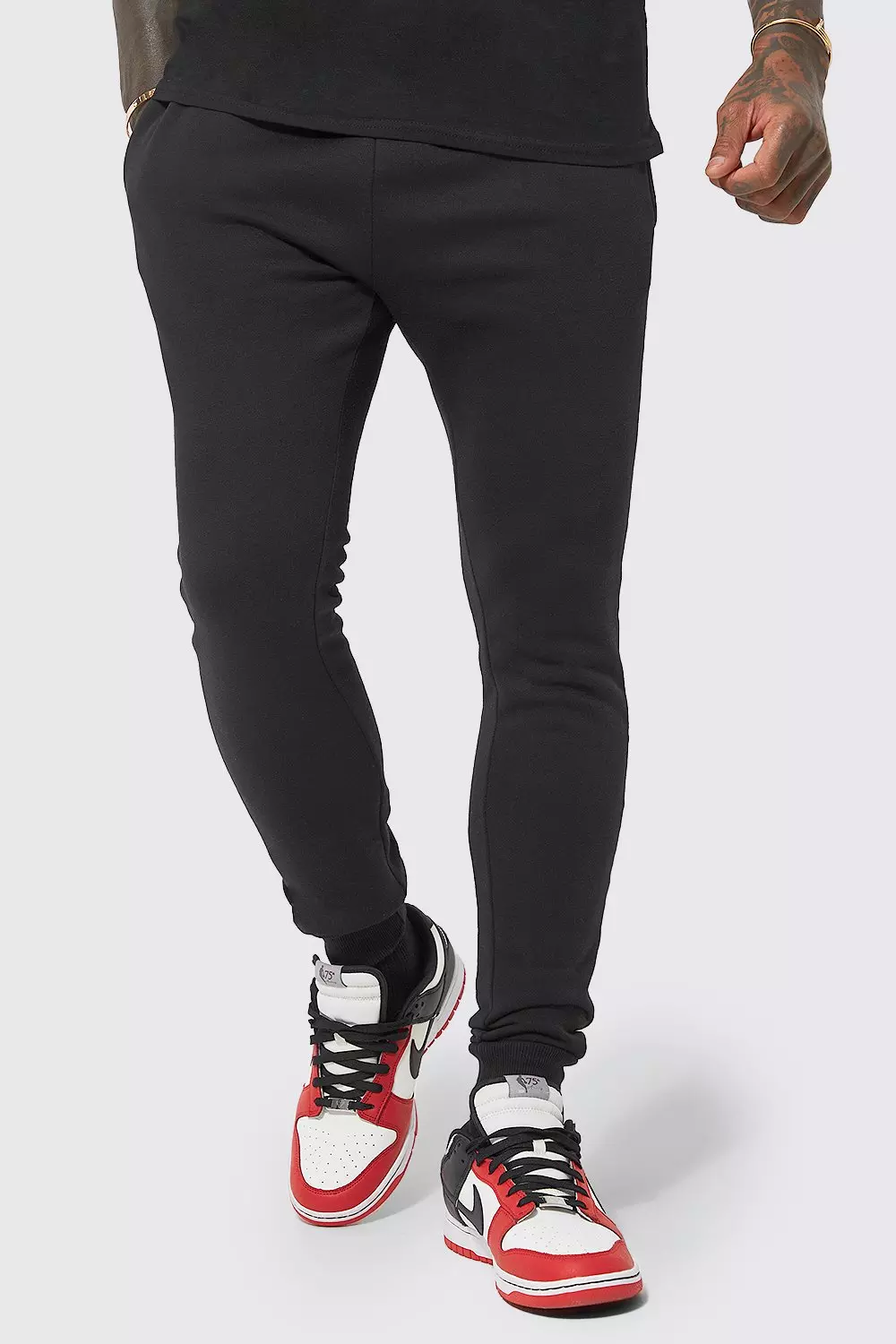 Super skinny sale black joggers