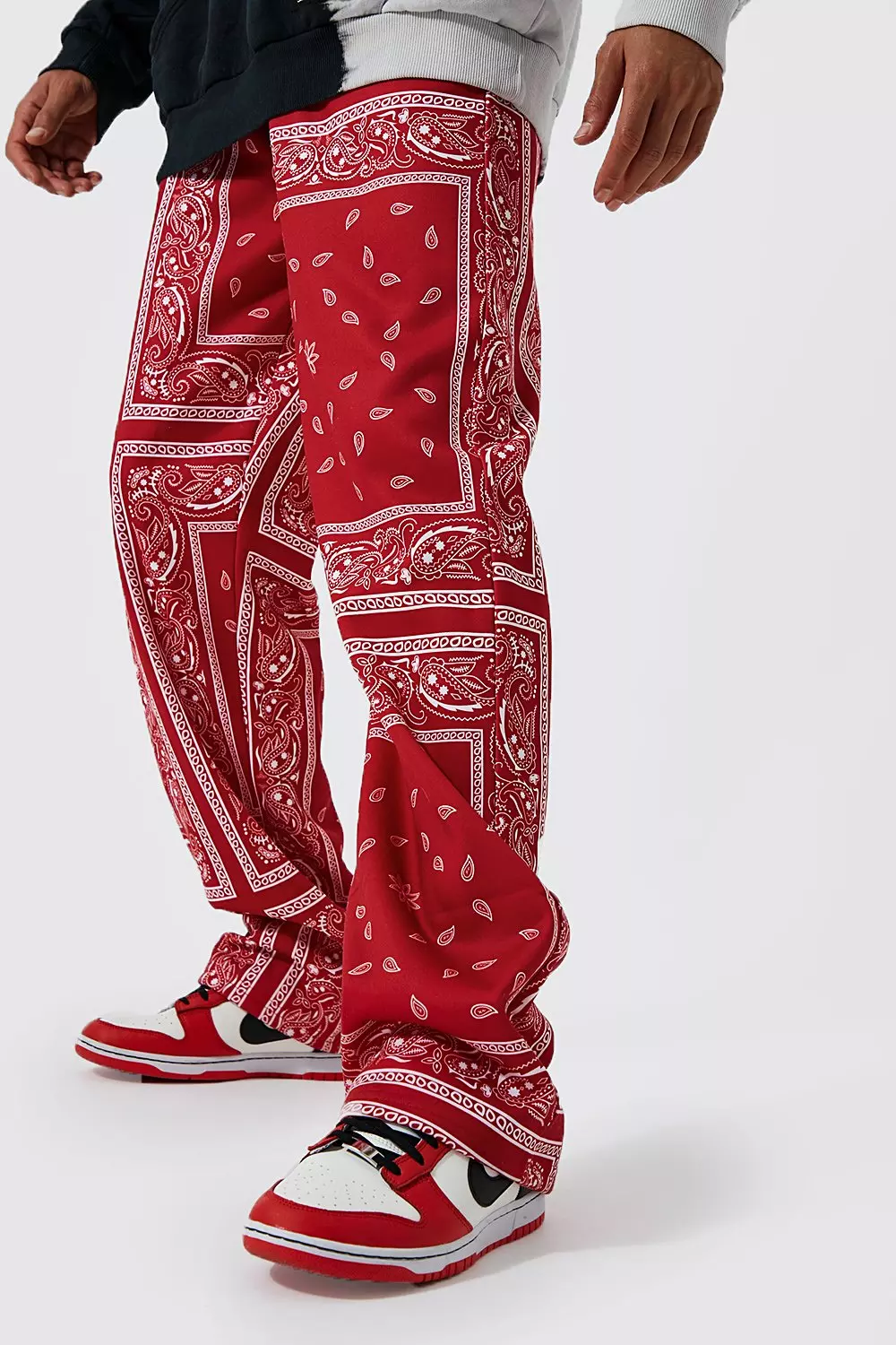 Red bandana cheap joggers mens