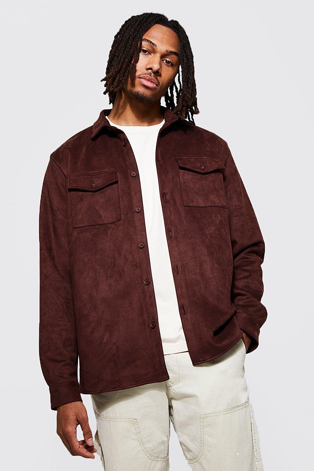 suede overshirt jacket