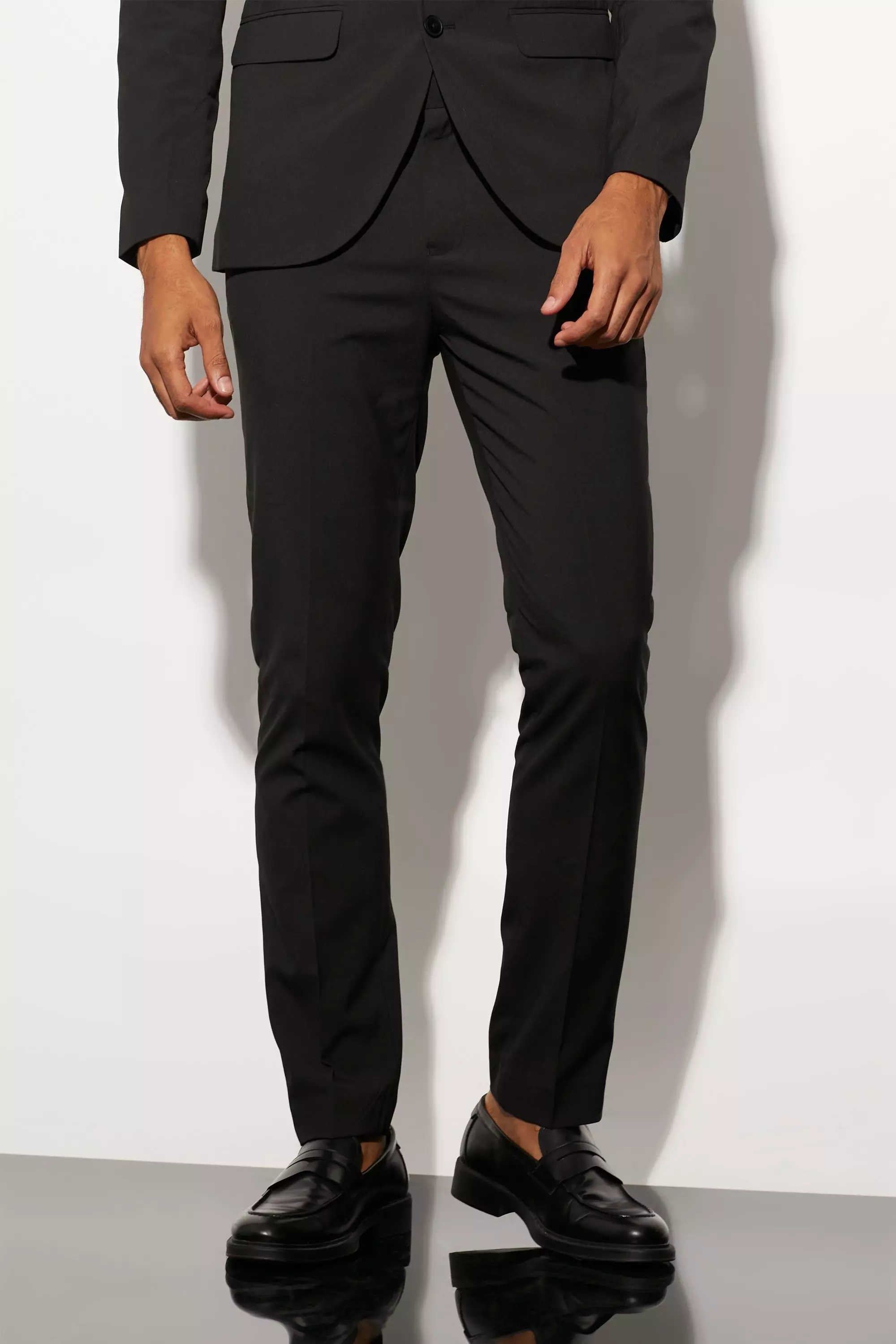 Mens skinny outlet dress slacks