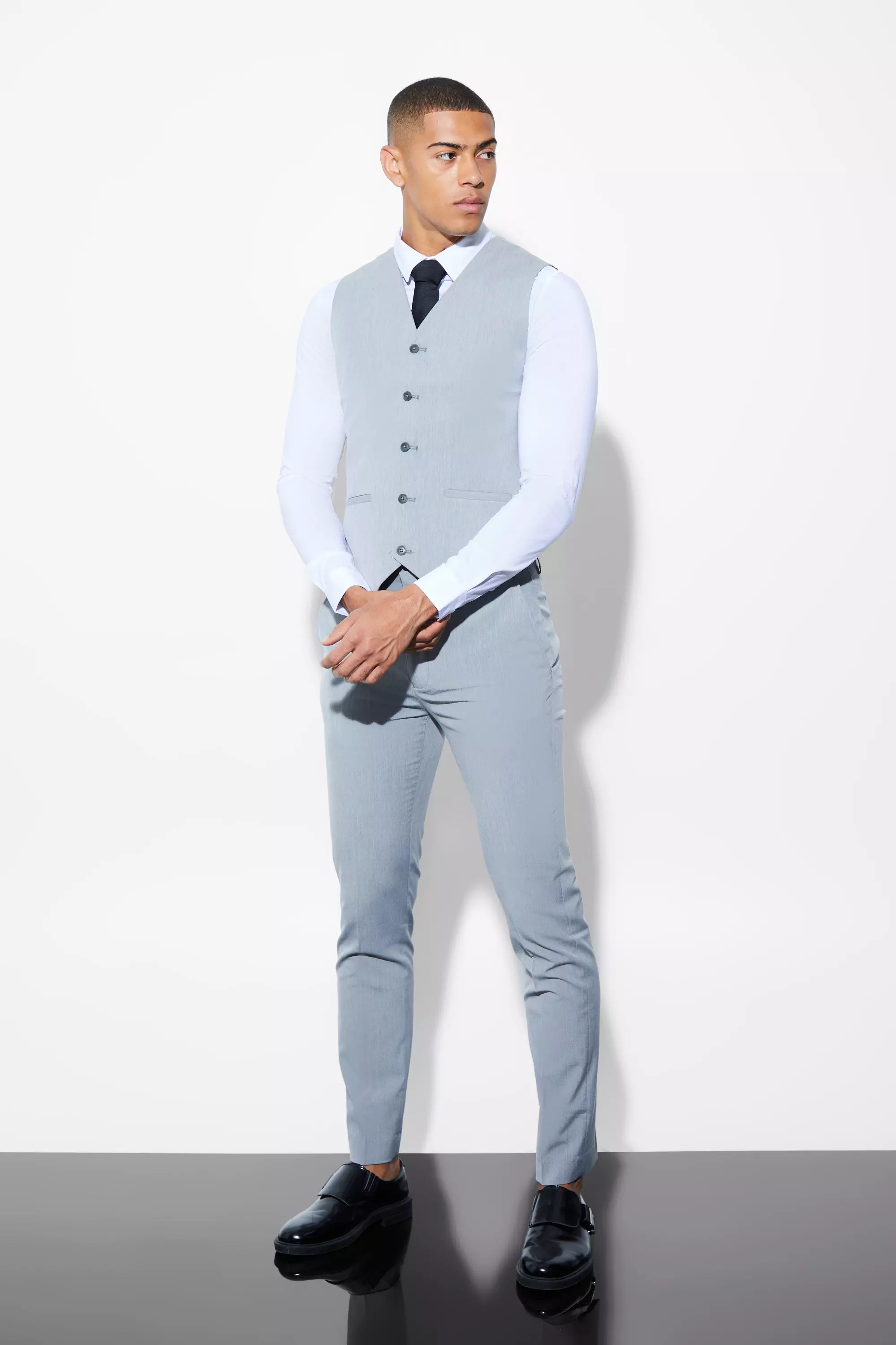 Mens shop skinny waistcoat