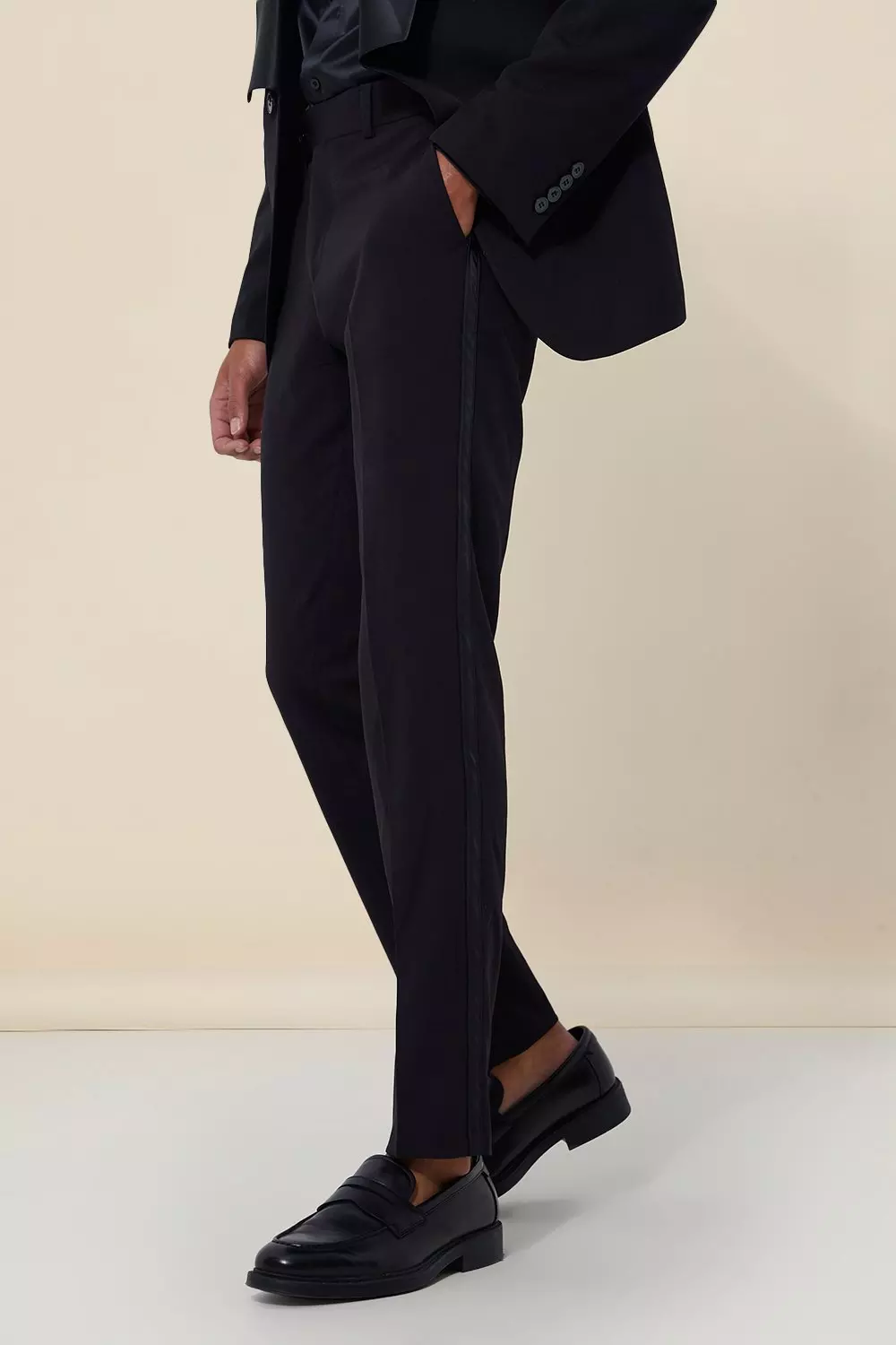 Men's side stripe dress pants online