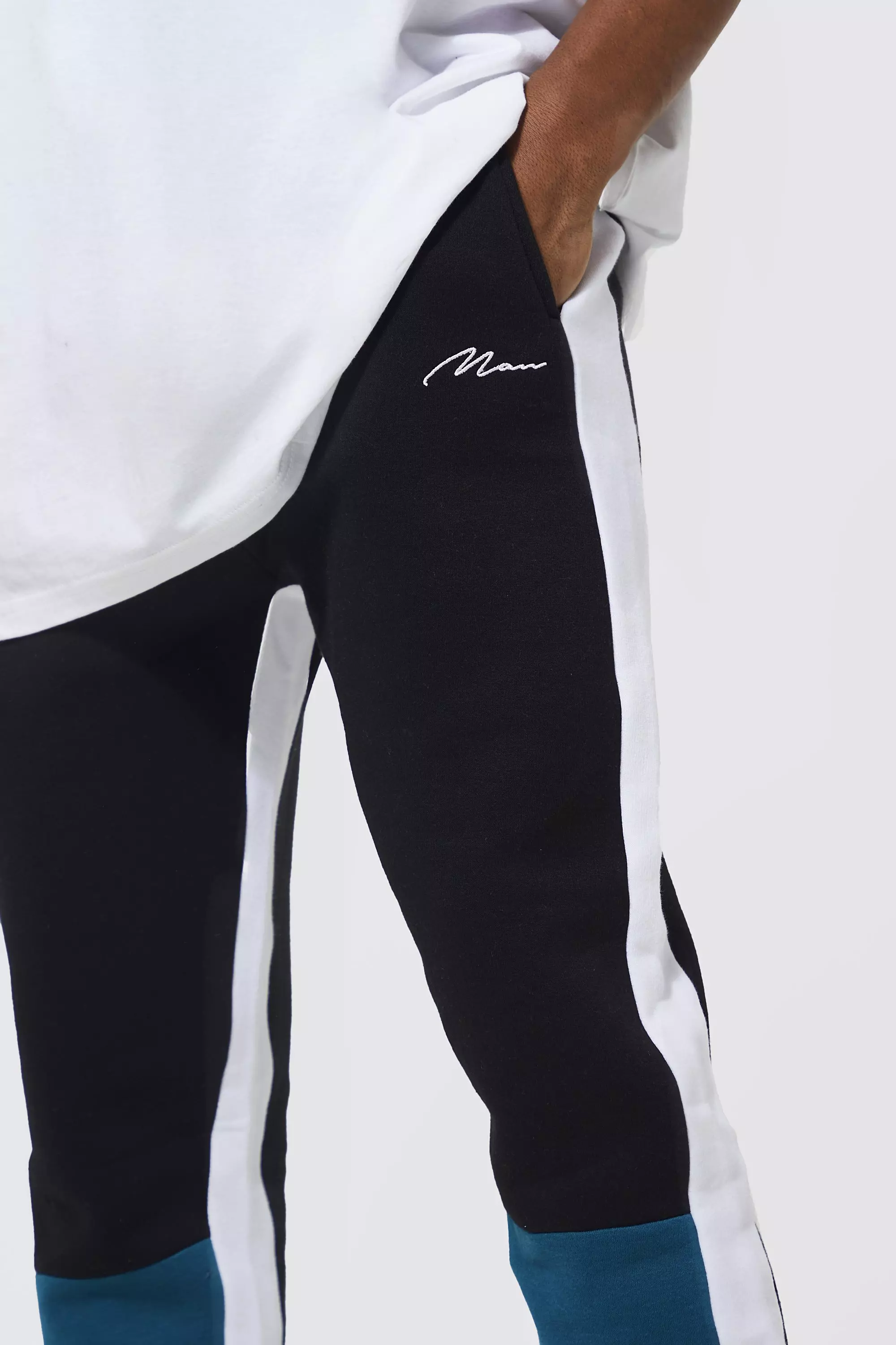 Boohooman skinny fit discount tracksuit