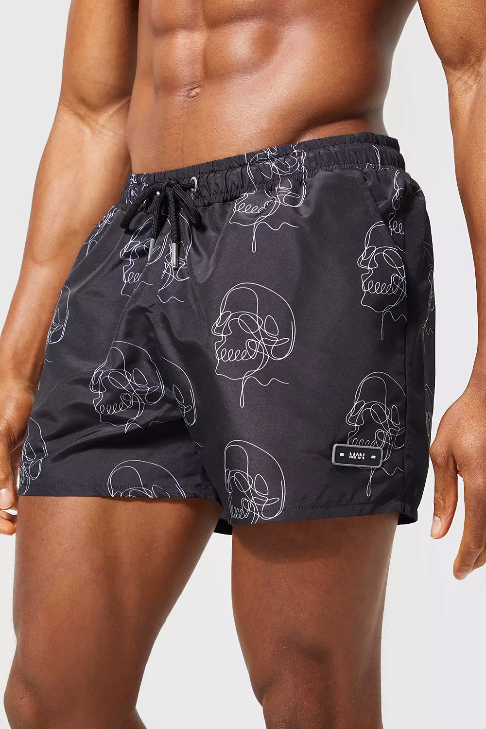 Mens skull store swim shorts