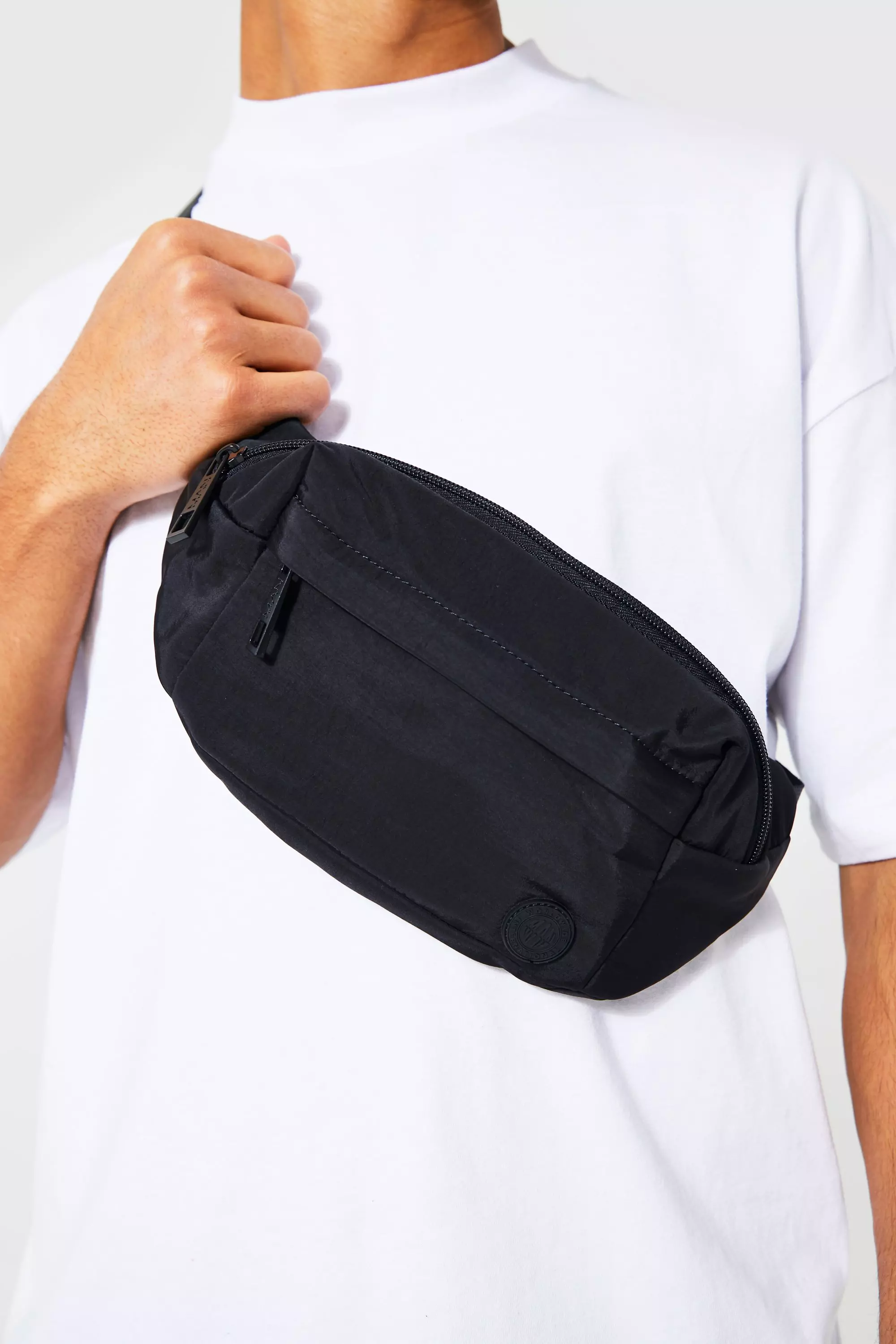 Nylon Bum Bag | boohooMAN UK