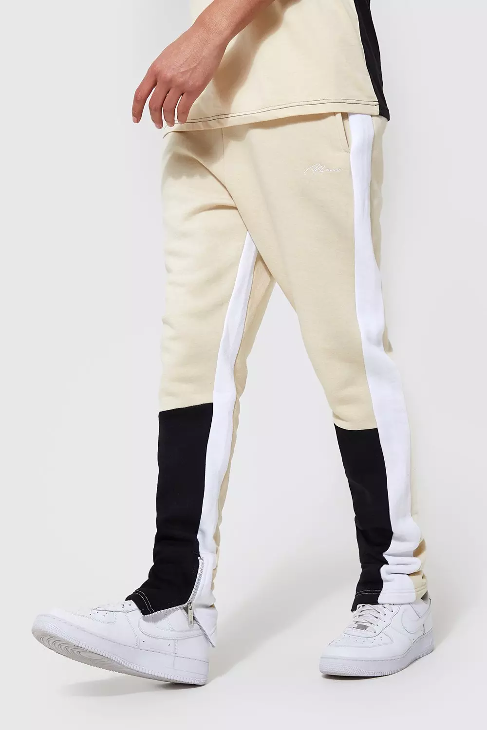 Sand sales coloured joggers