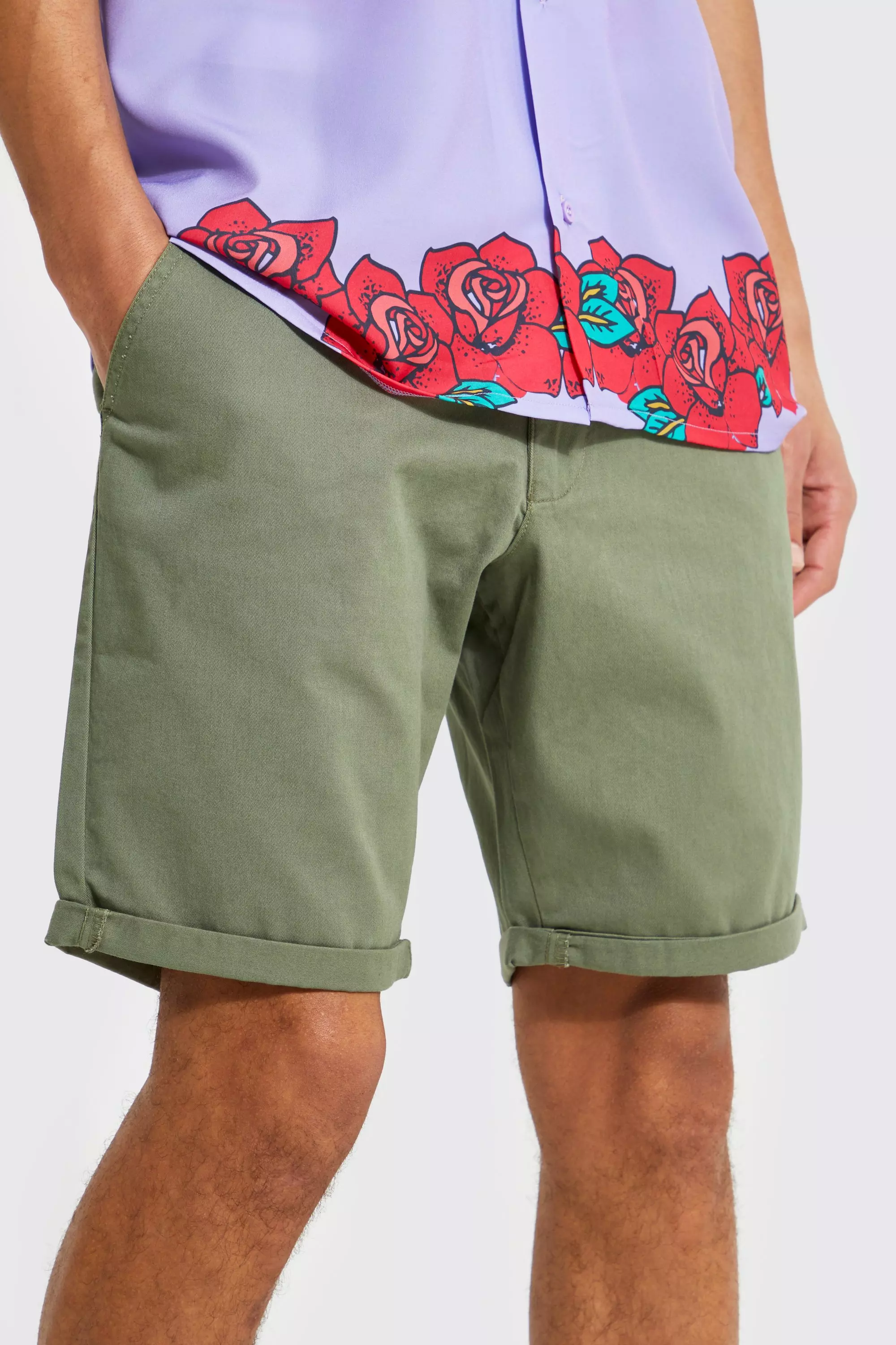 Tall Slim Fit Chino Shorts