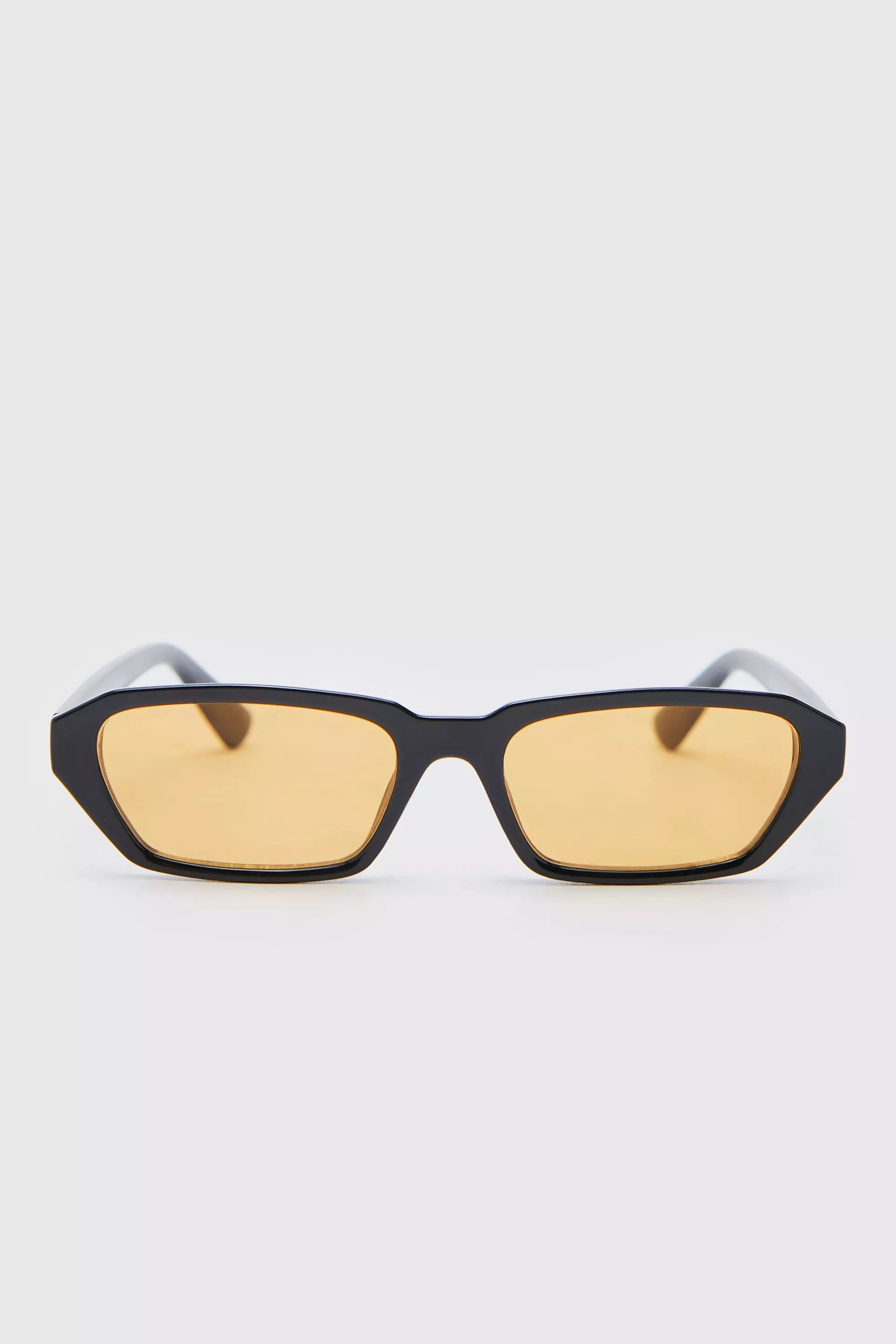 Plastic Narrow Rectangle Sunglasses