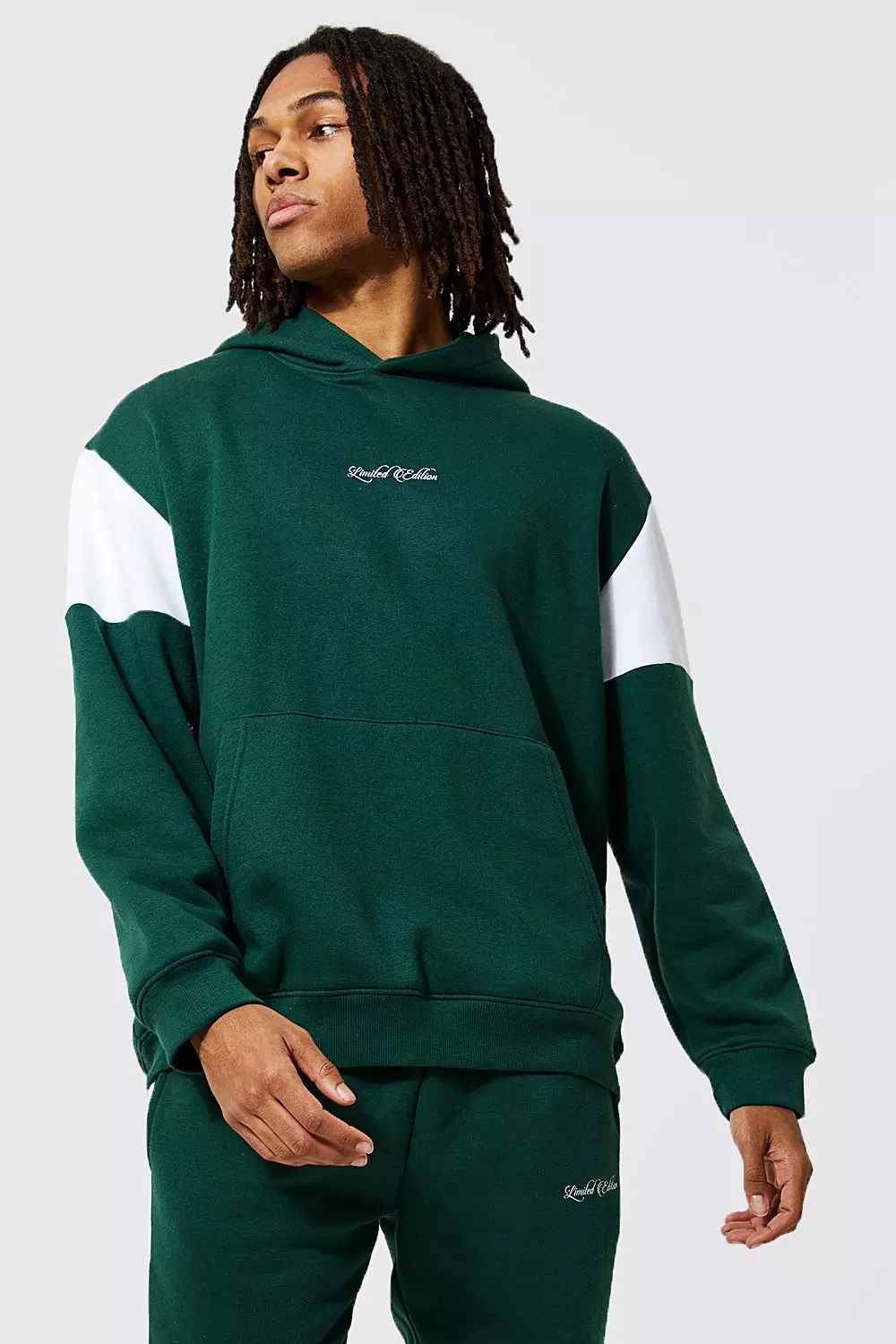 Oversized Limited Colour Block Tracksuit | boohooMAN USA