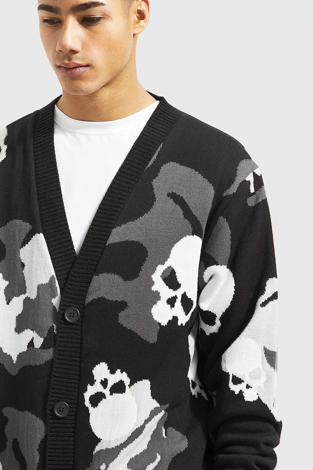 Cardigan camouflage sale