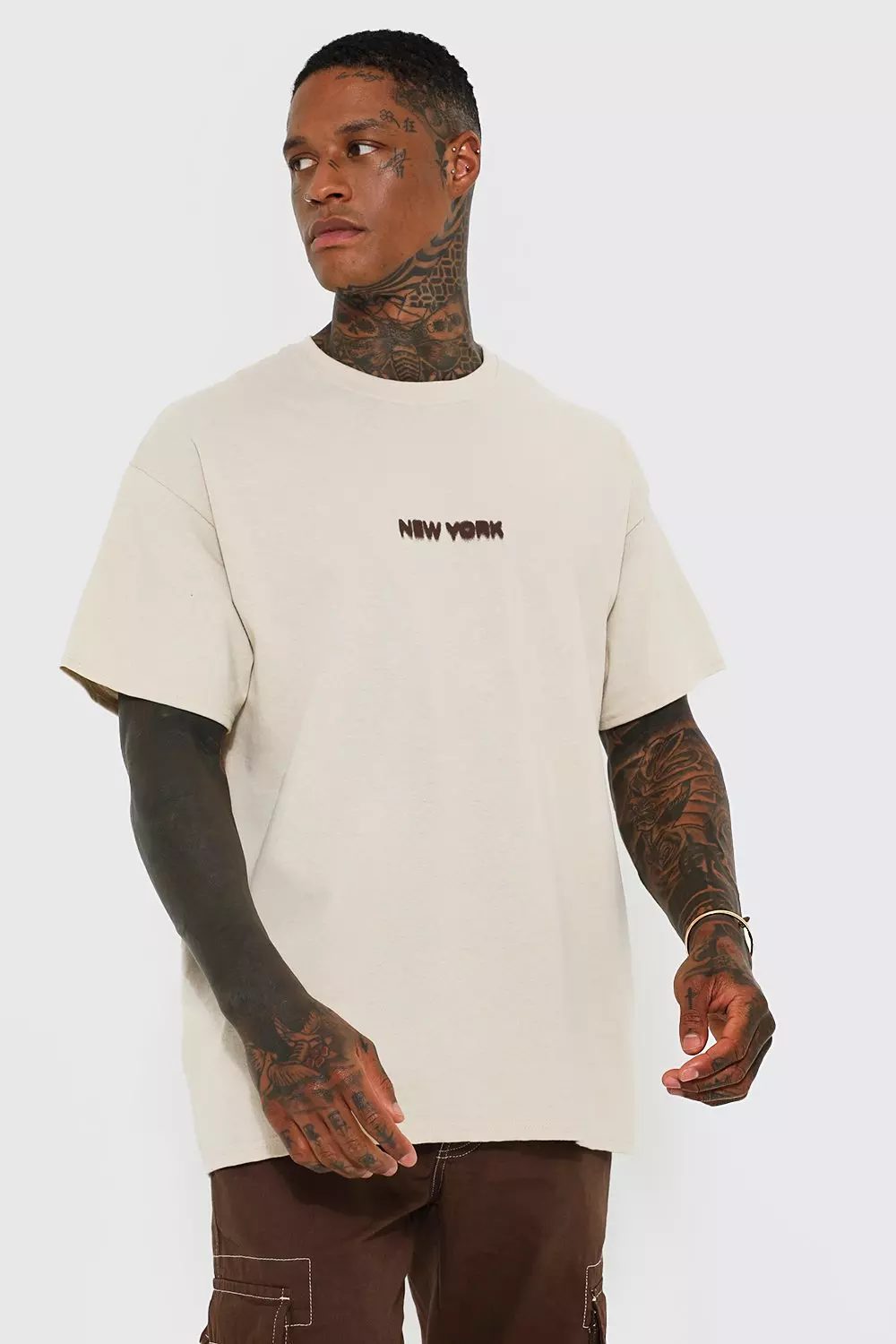 Oversized New York Spray T-shirt