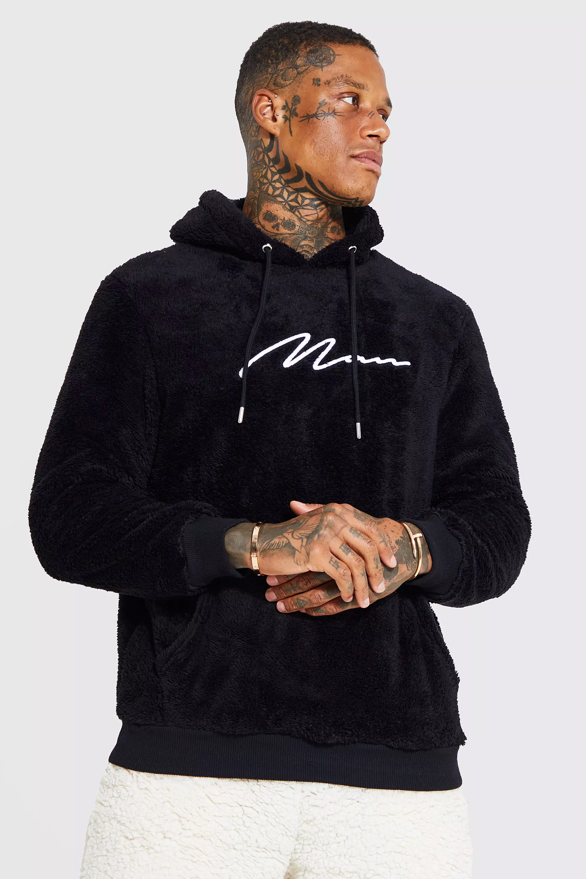 Boohooman shop signature hoodie