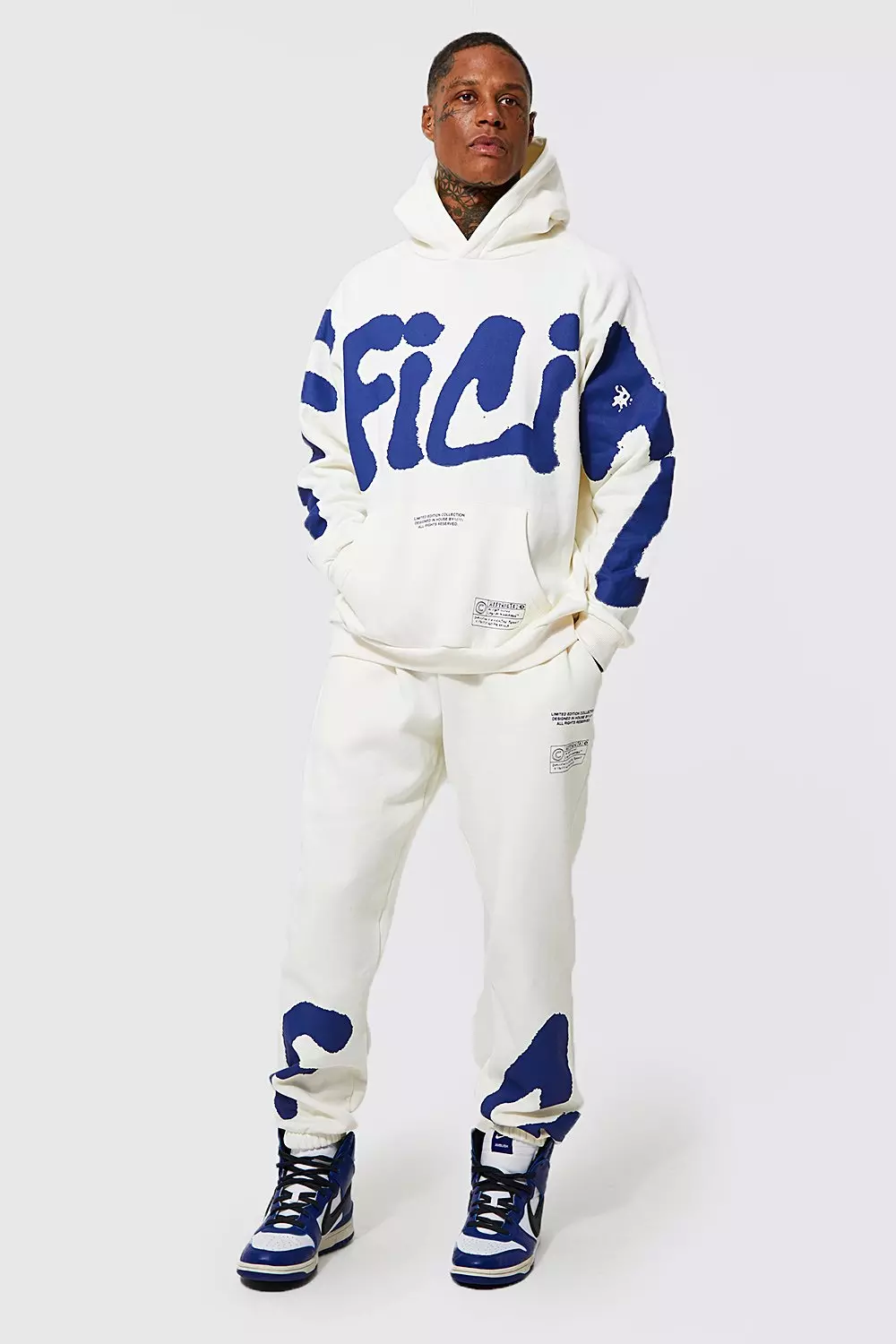 Official Text Hooded Tracksuit